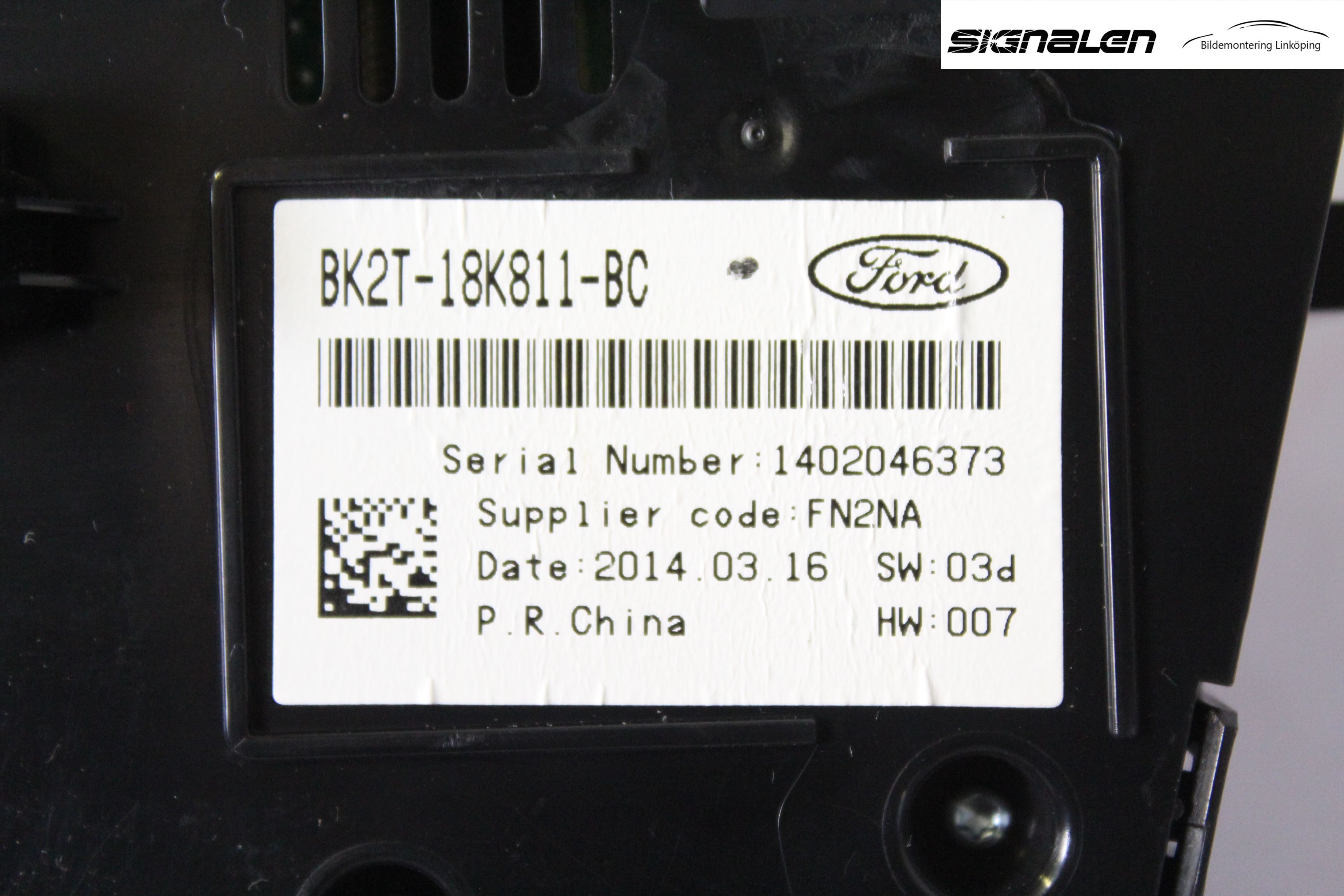 Ford TRANSIT/TOURNEO CUSTOM 13-24 Stereo Radio Med Cd