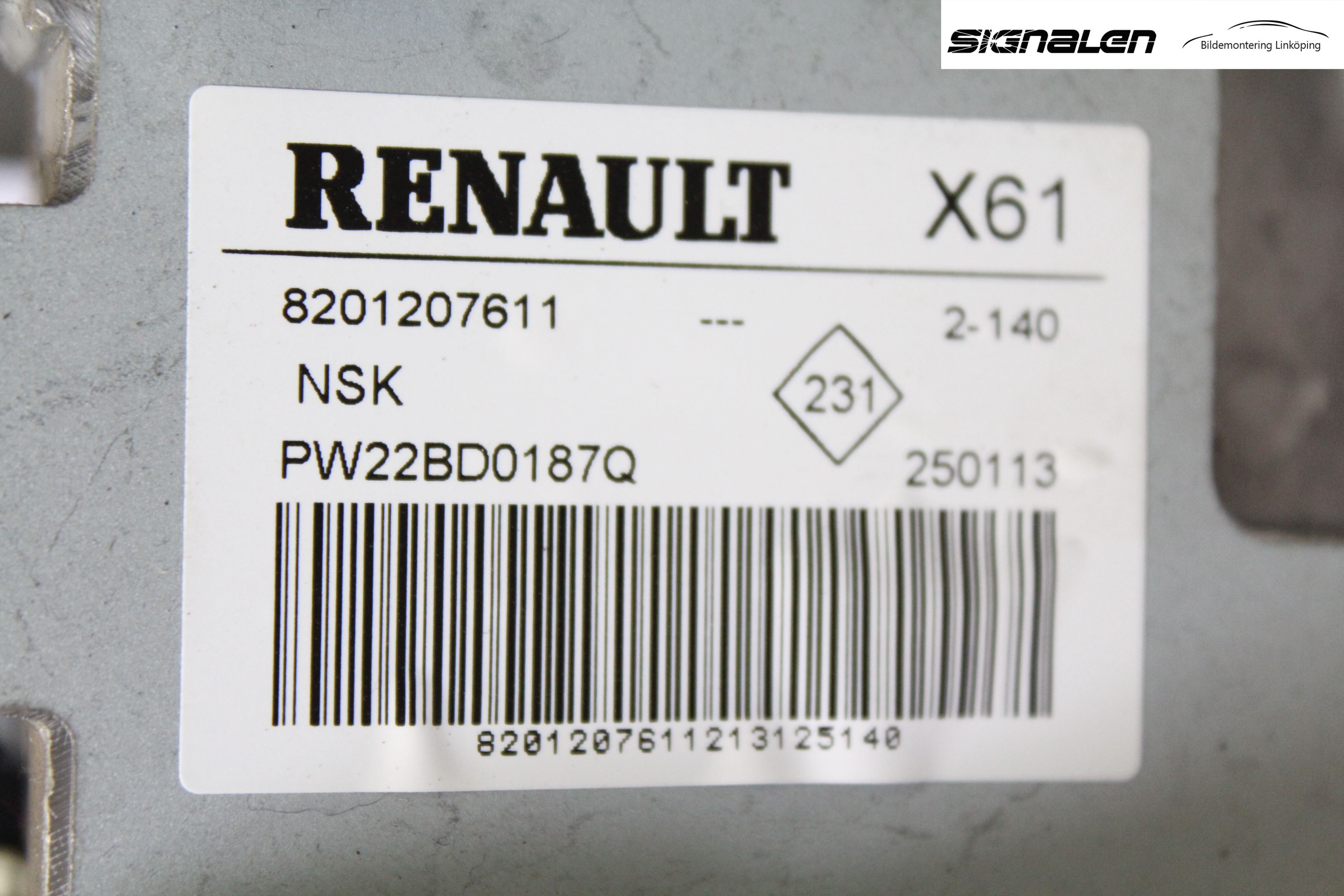 Mercedes-Benz MB CITAN (W415) 13-21 Rattakselaggregat Innebygd Servo