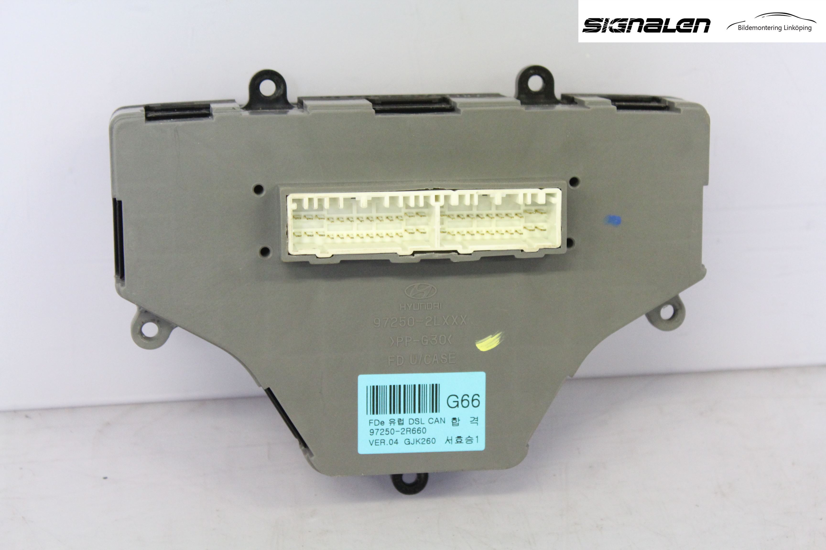 Hyundai i30 FD 07-12 Varme Ac Betjening-Display