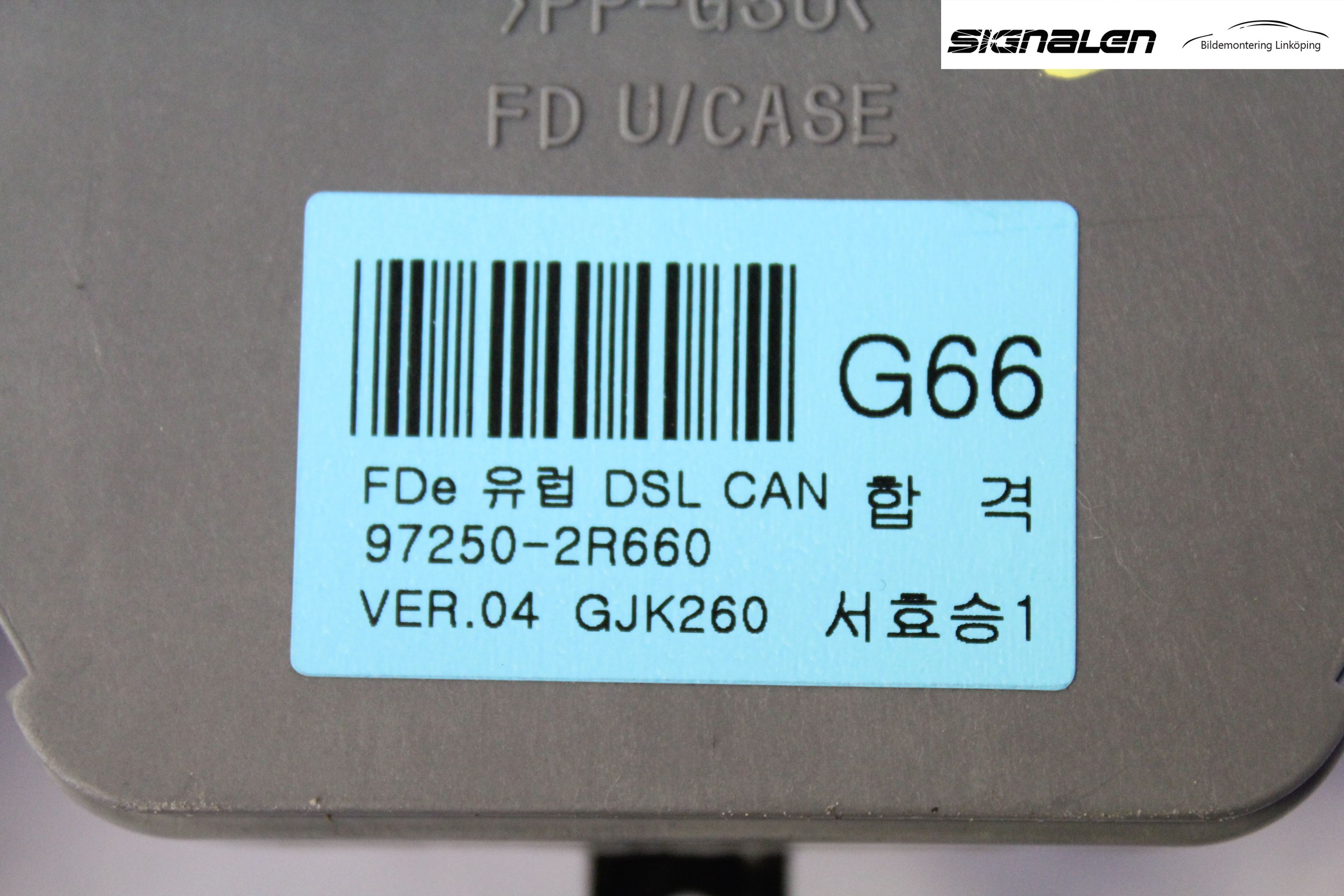 Hyundai i30 FD 07-12 Varme Ac Betjening-Display