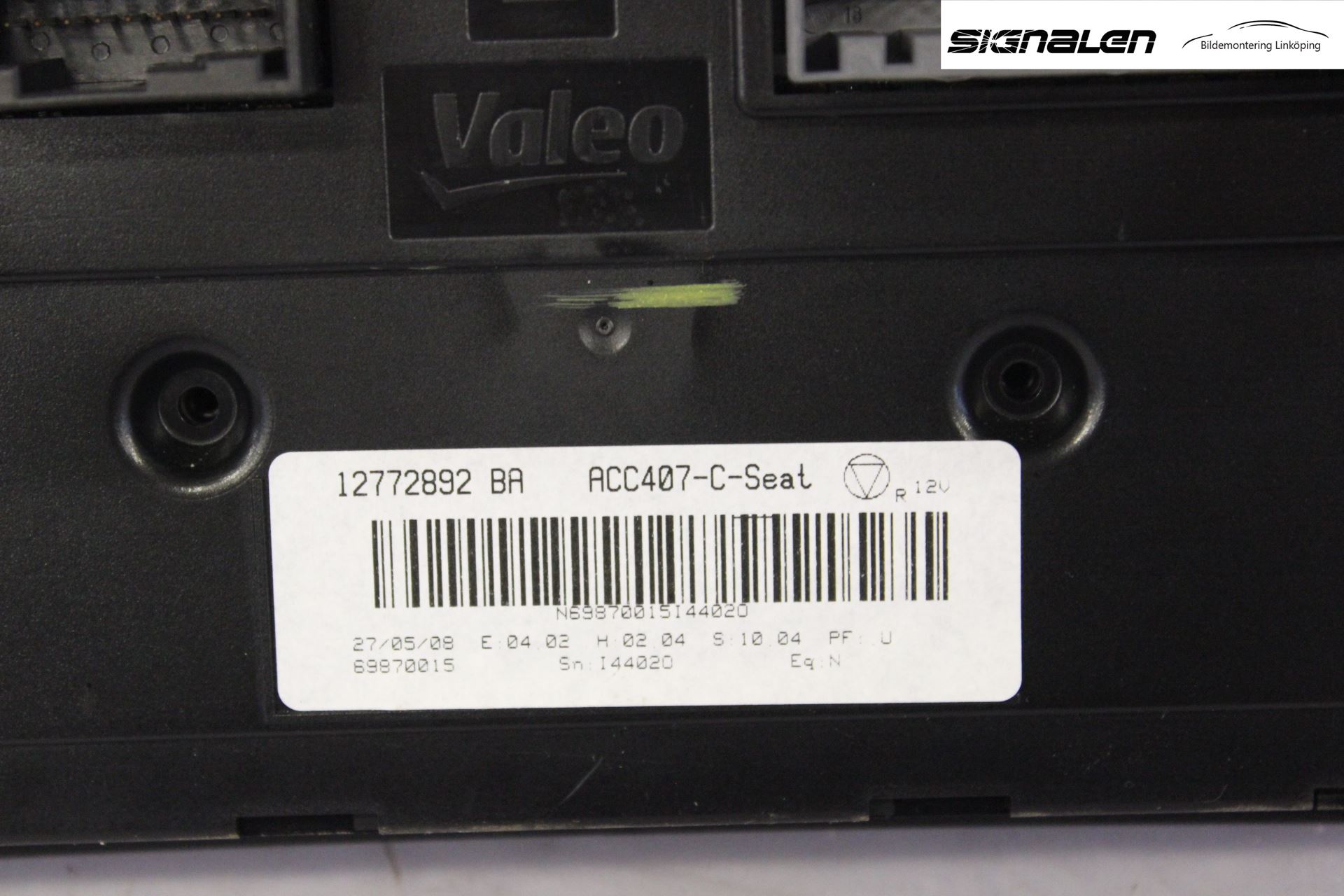 Saab 9-3 VER2/VER3 08-15 Varme Ac Betjening-Display