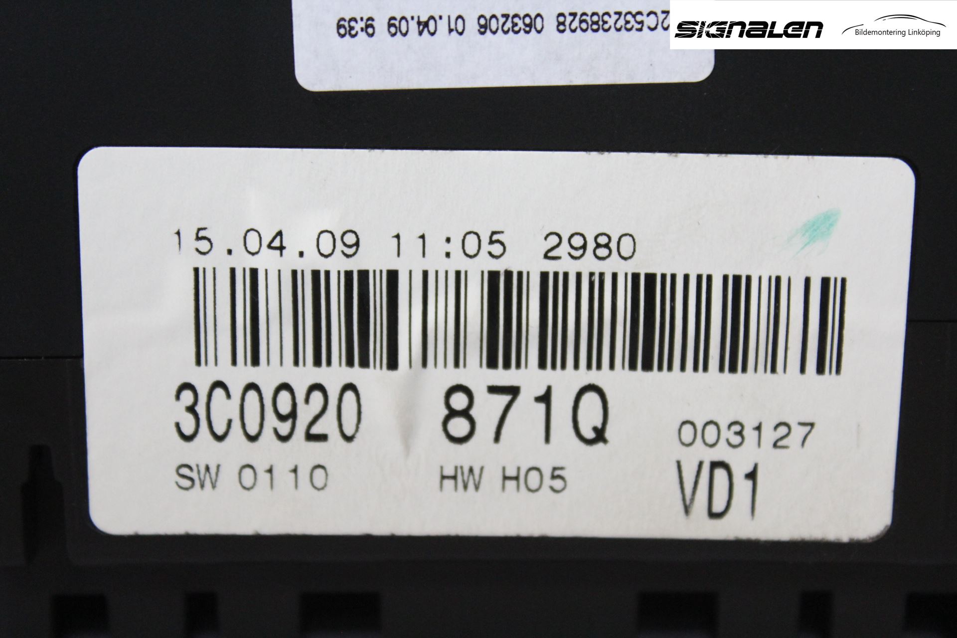 Volkswagen VW PASSAT 05-11 Instr Kombinert