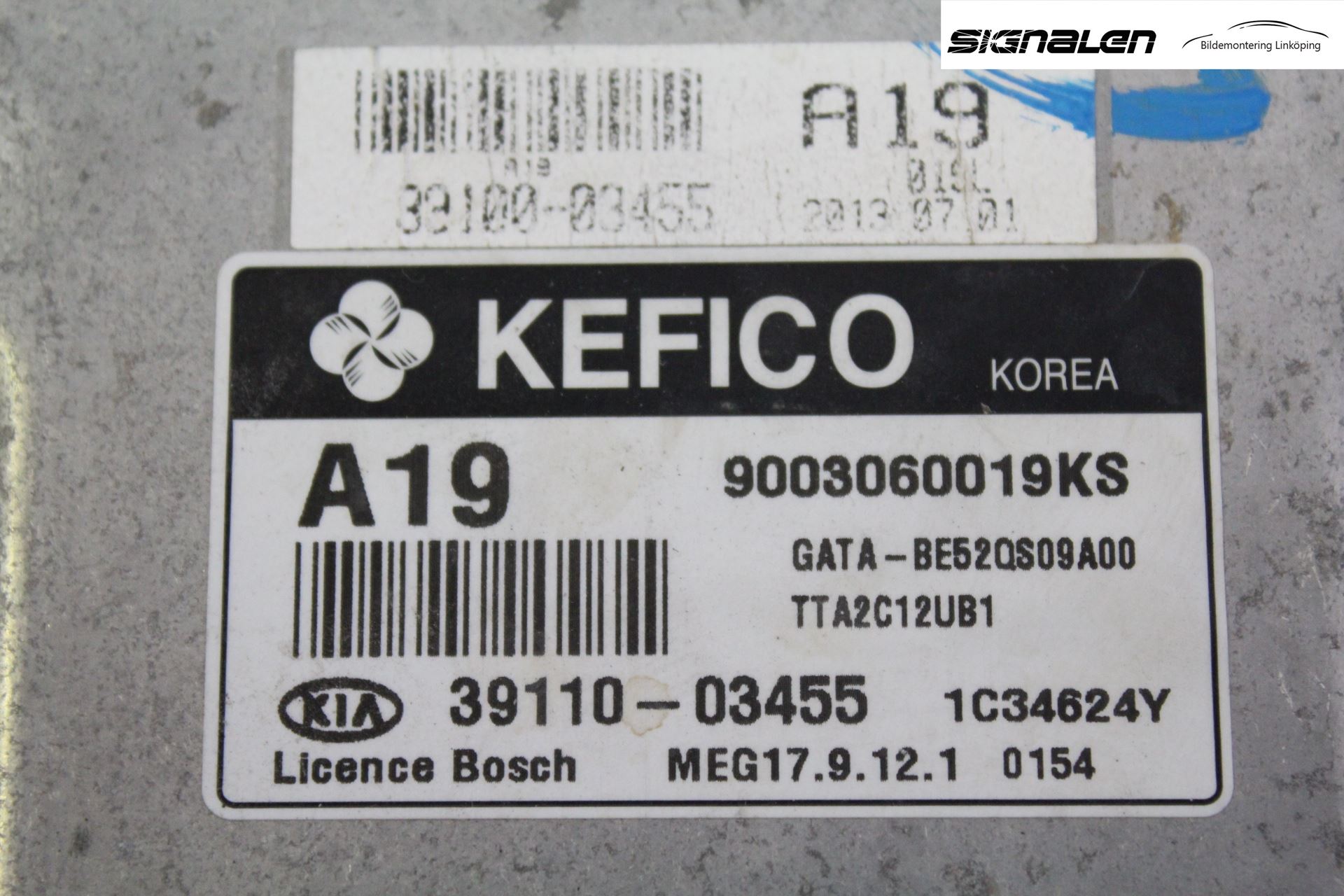 Kia PICANTO 12-17 Styreenhet Innsprøytning