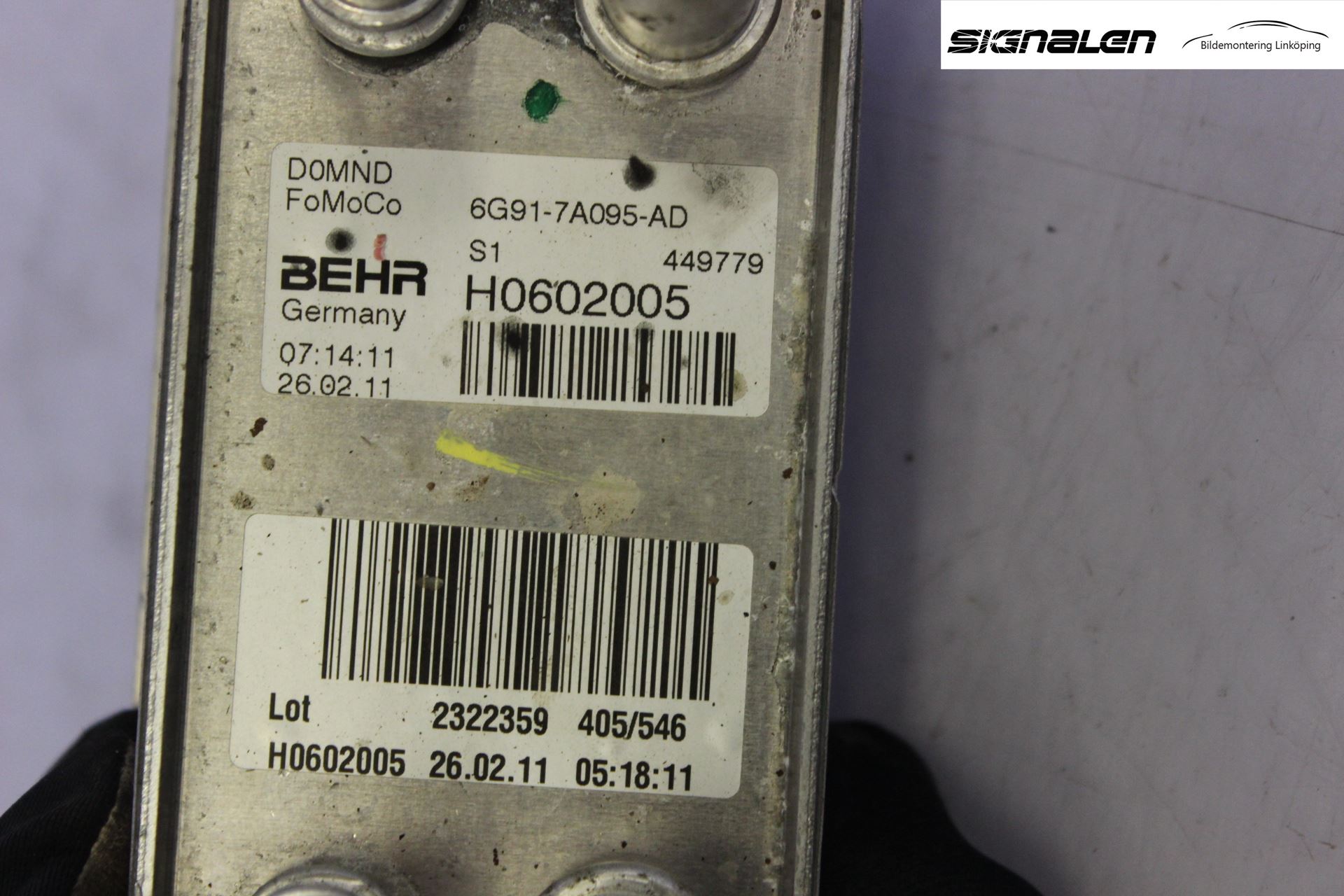 Volvo XC70 08-13 Radiator Oljekjøler Motor