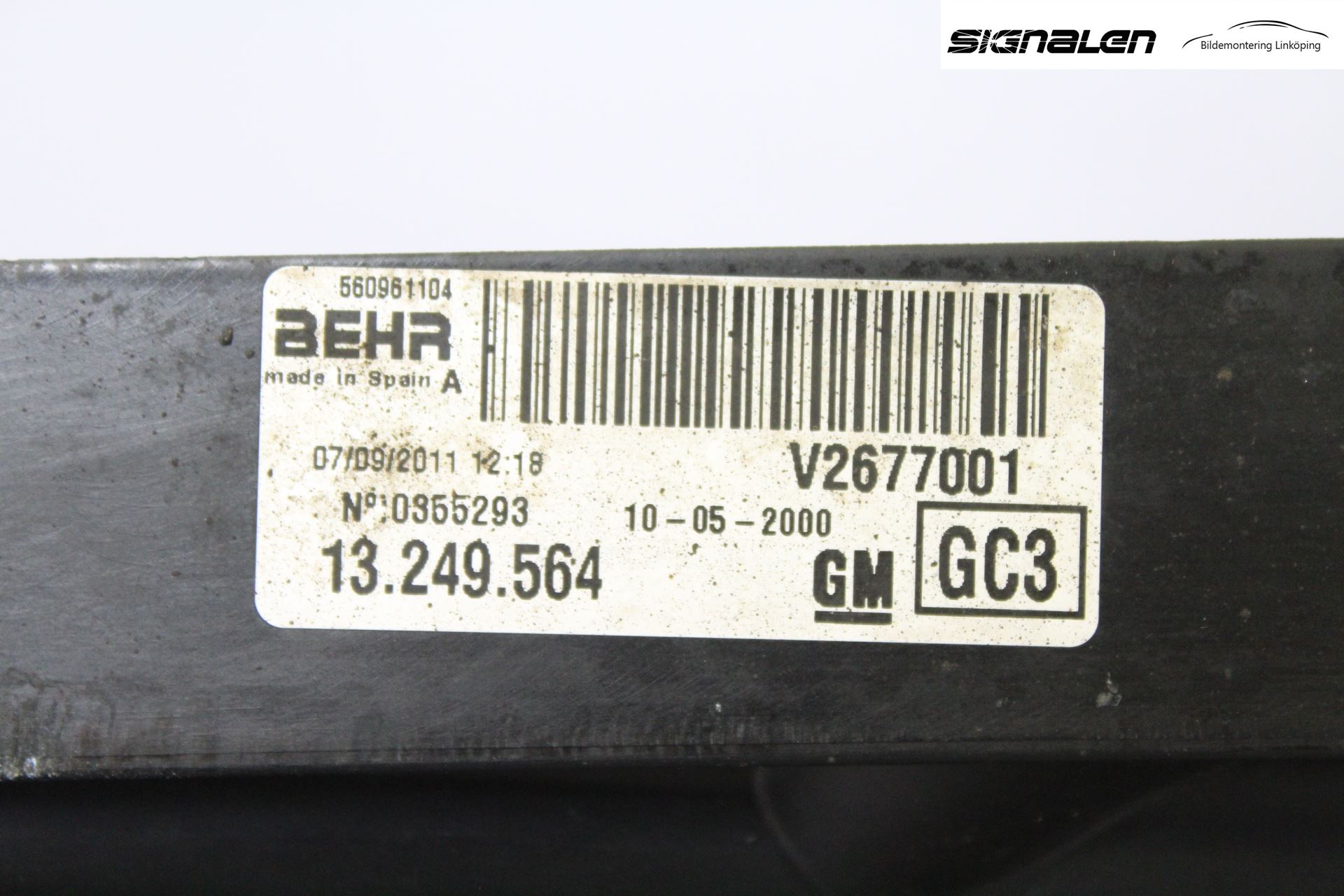 Opel CORSA D 07-14 Kjølevifte Elektrisk