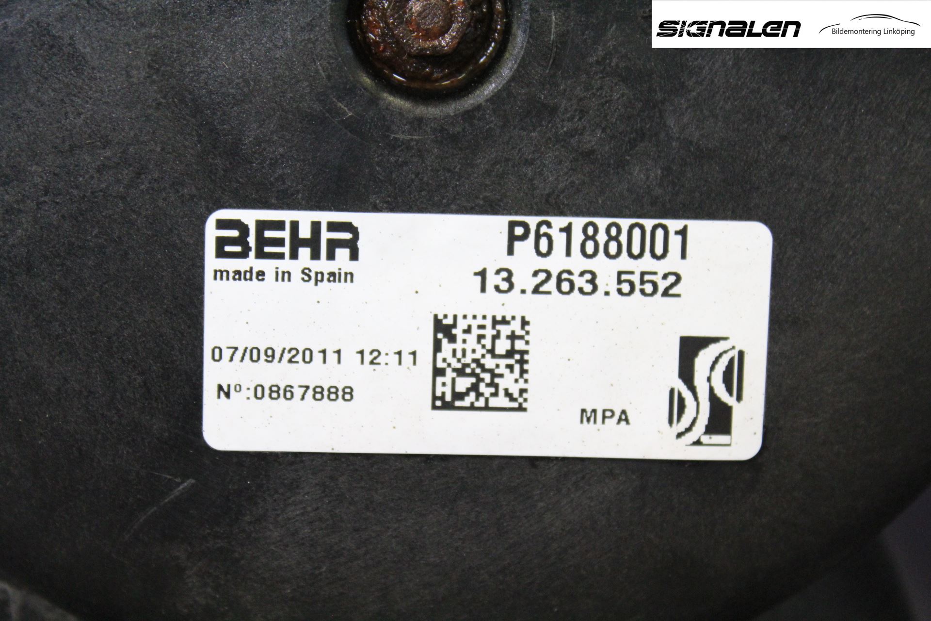 Opel CORSA D 07-14 Kjølevifte Elektrisk
