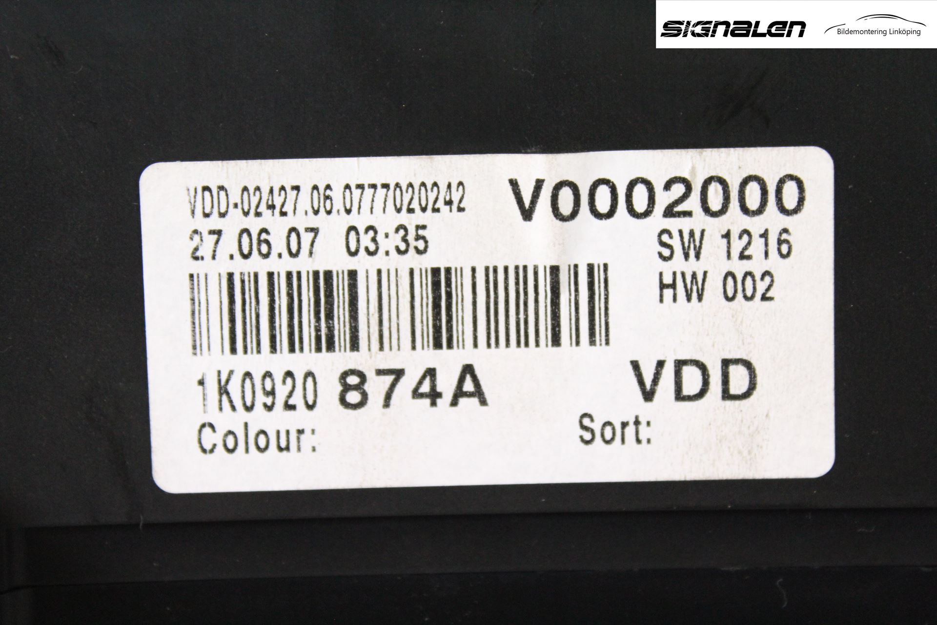 Volkswagen VW GOLF V 04-09 Instr Kombinert