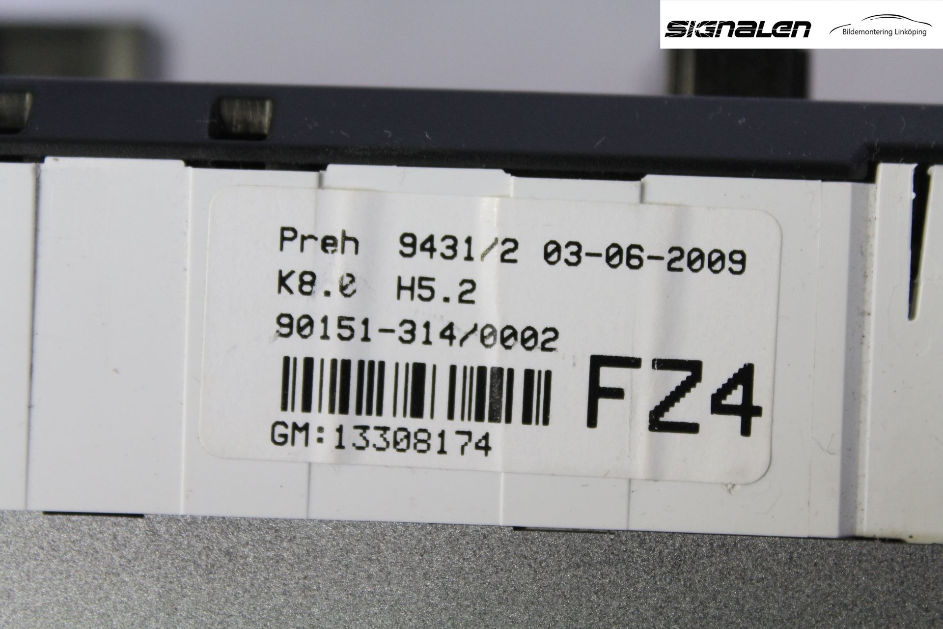 Opel ASTRA H 04-12 Varme Ac Betjening-Display