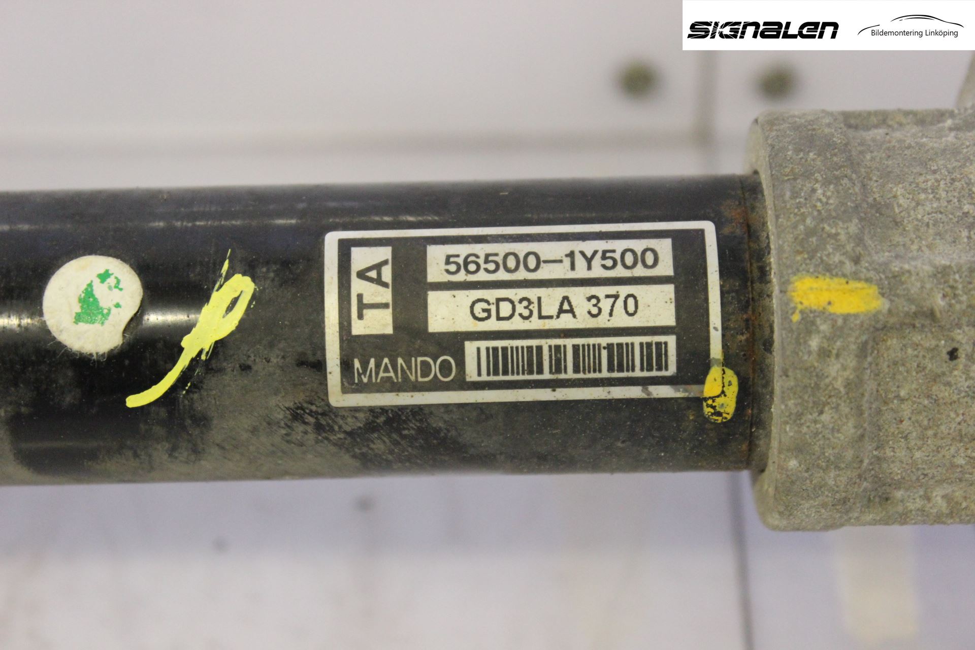 Kia PICANTO 12-17 Servo Snekke - Tannstang