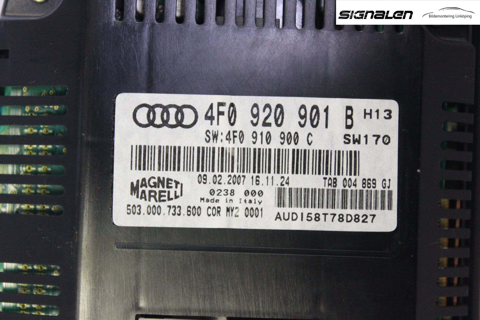 Audi A6/S6     05-11 Instr Kombinert