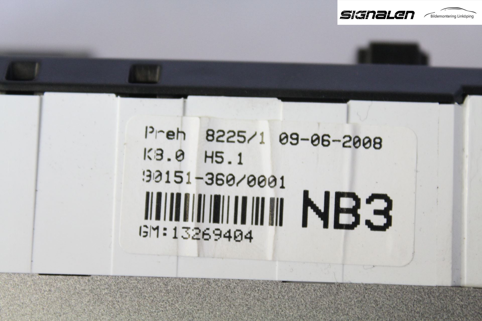 Opel ASTRA H 04-12 Varme Ac Betjening-Display
