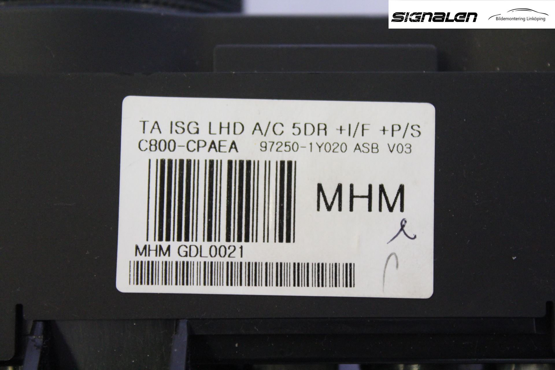 Kia PICANTO 12-17 Varme Ac Betjening-Display