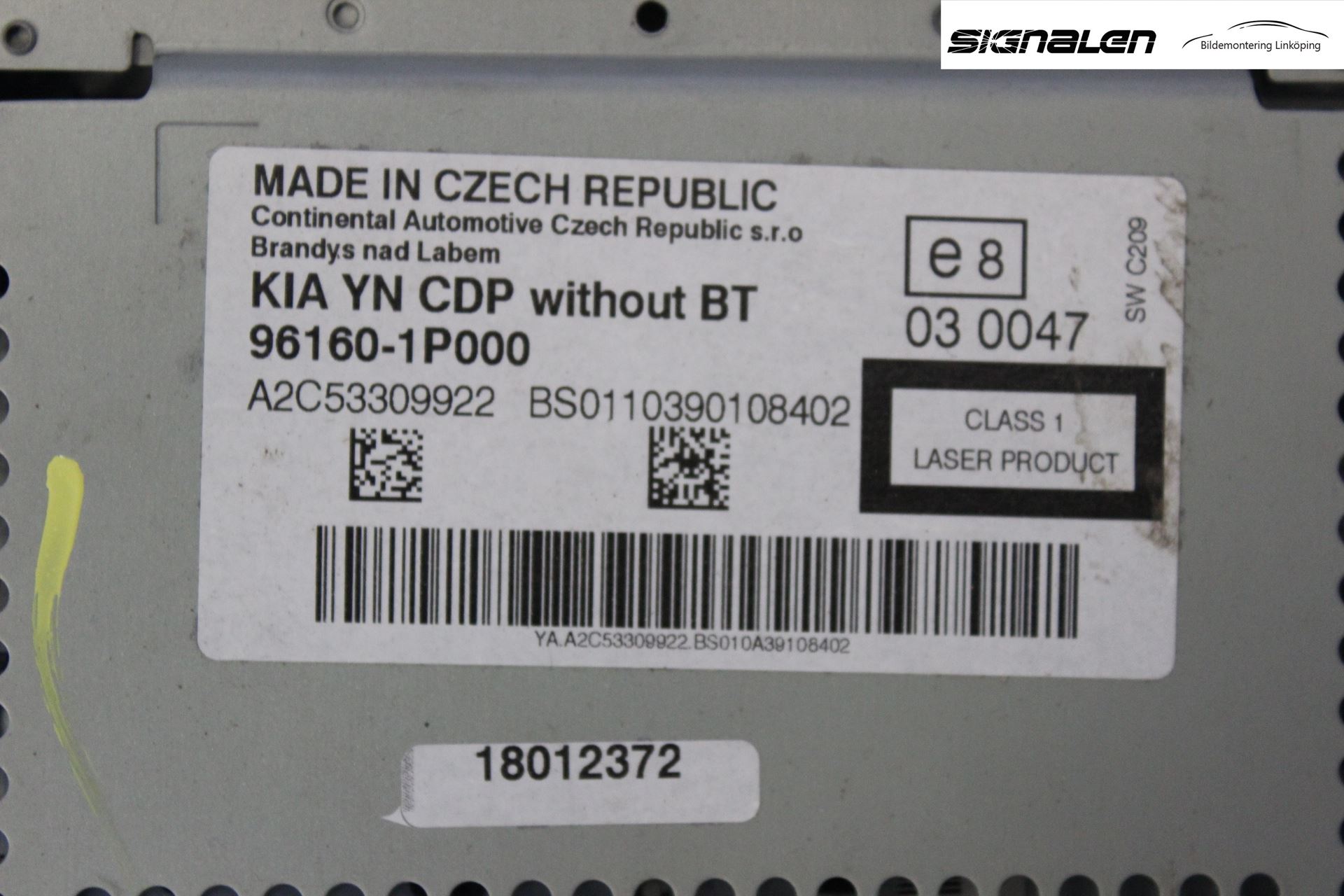 Kia VENGA 10-19 Stereo Radio Med Cd