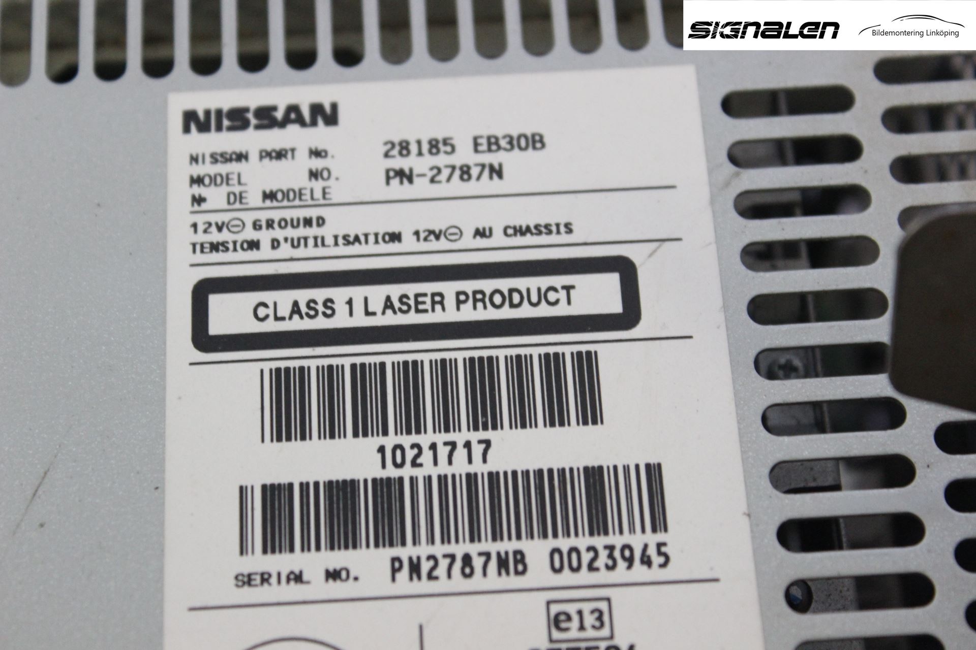 Nissan NAVARA 05-16 Stereo Radio Med Cd