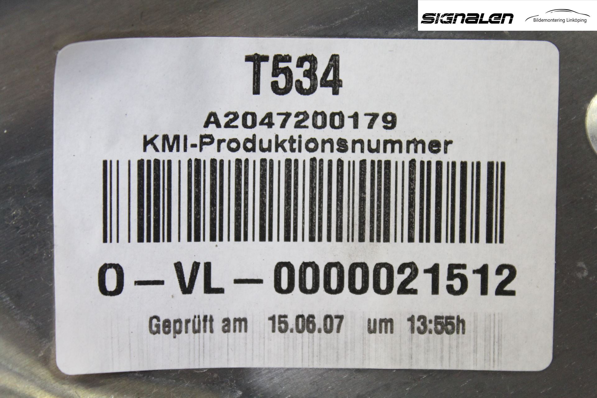 Mercedes-Benz MB C-KLASS (W204) 07-15 Vindusheis