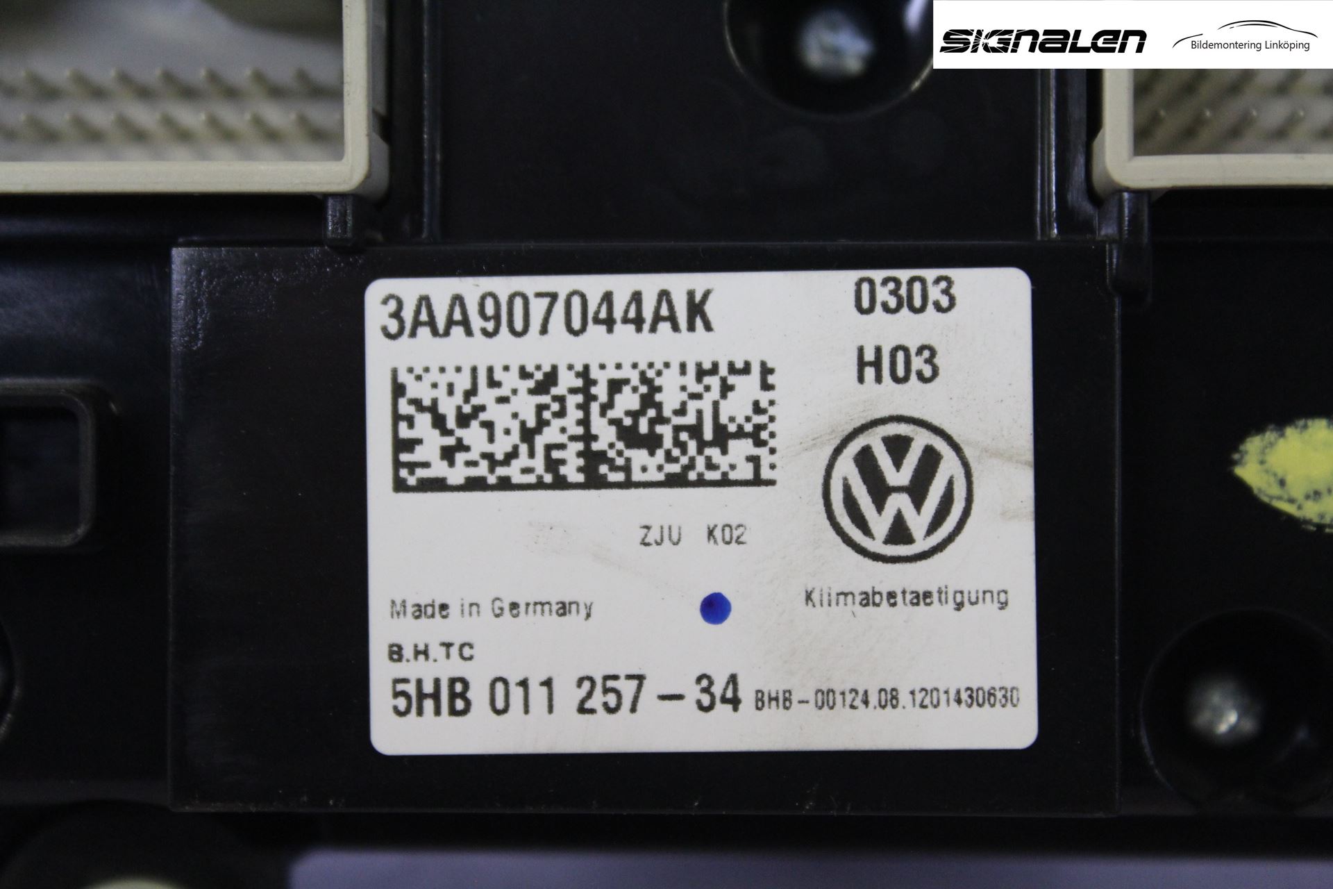 Volkswagen VW PASSAT 11-14 Varme Ac Betjening-Display