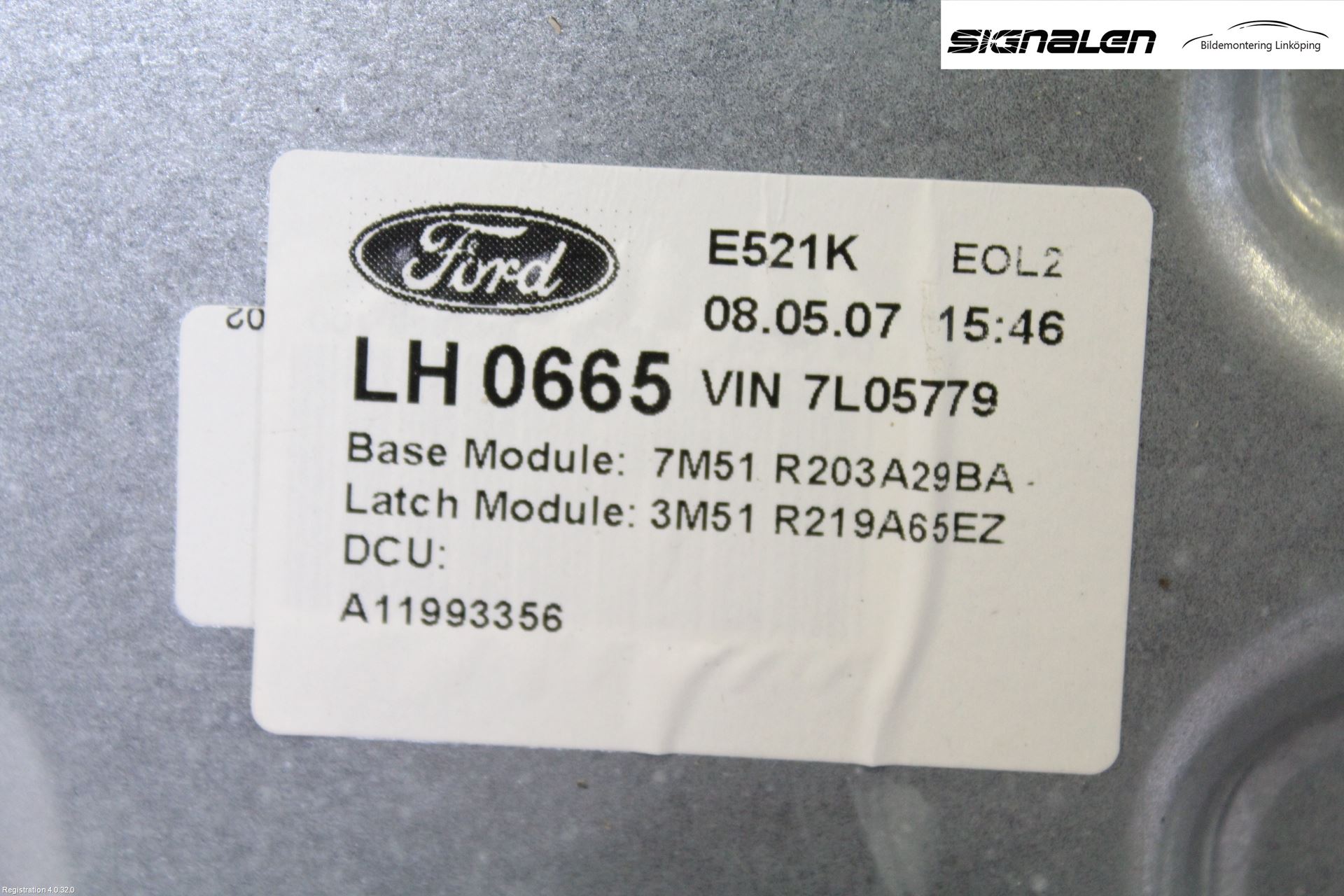 Ford FOCUS C-MAX I 07-10 Vindusheis