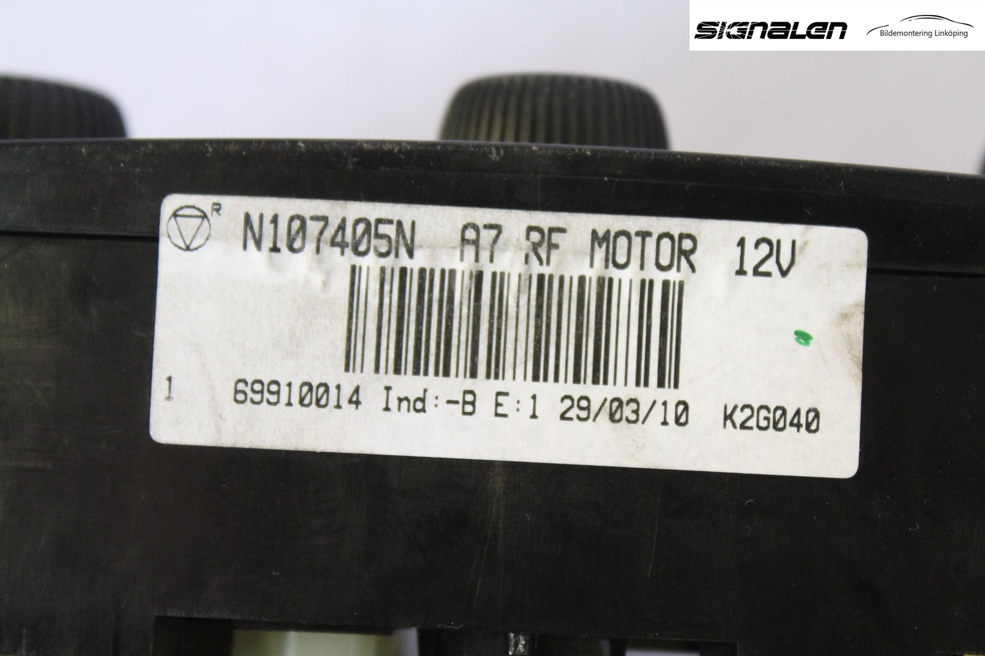 Peugeot 207 Varme Ac Betjening-Display