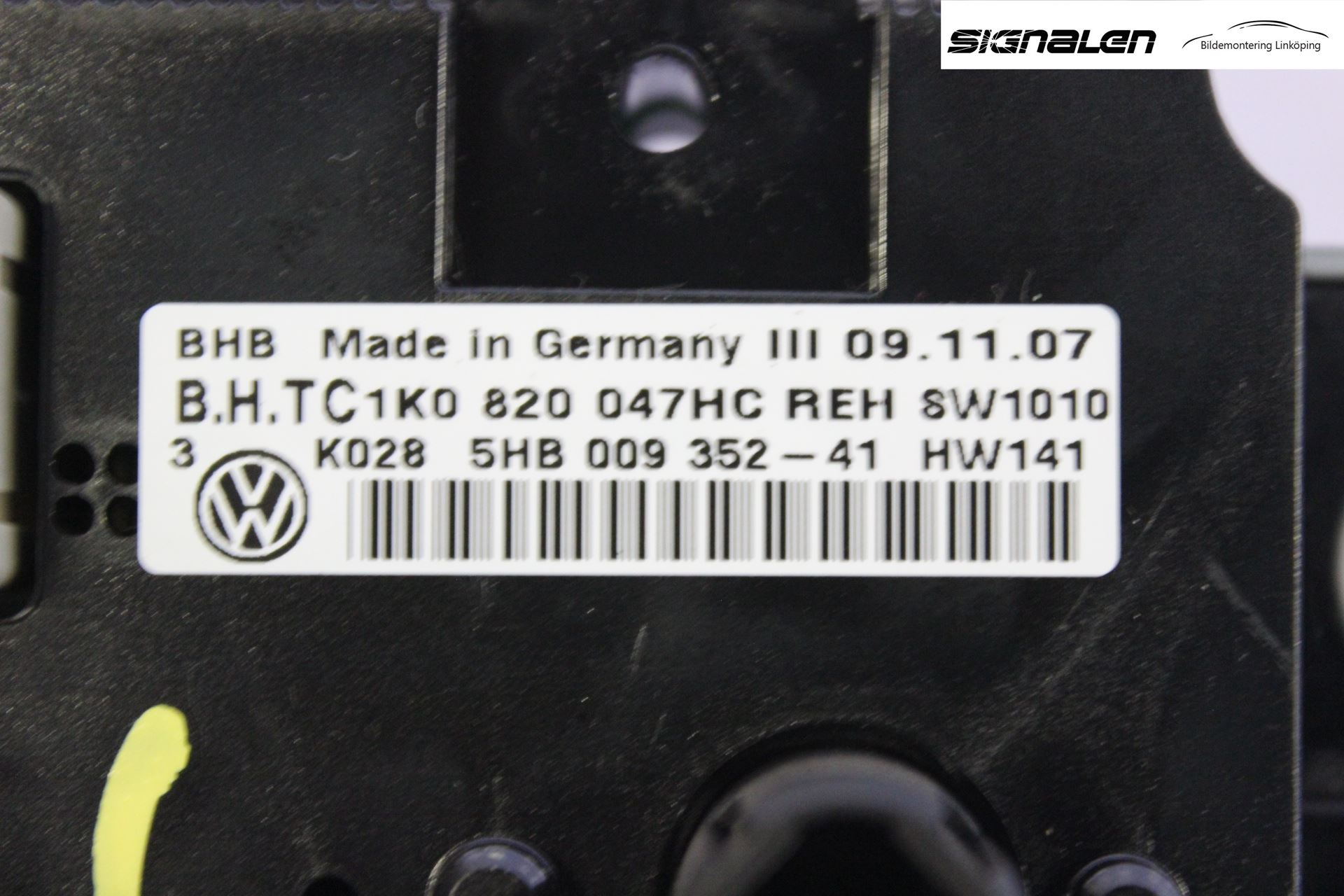 Volkswagen VW CADDY      04-10 Varme Ac Betjening-Display