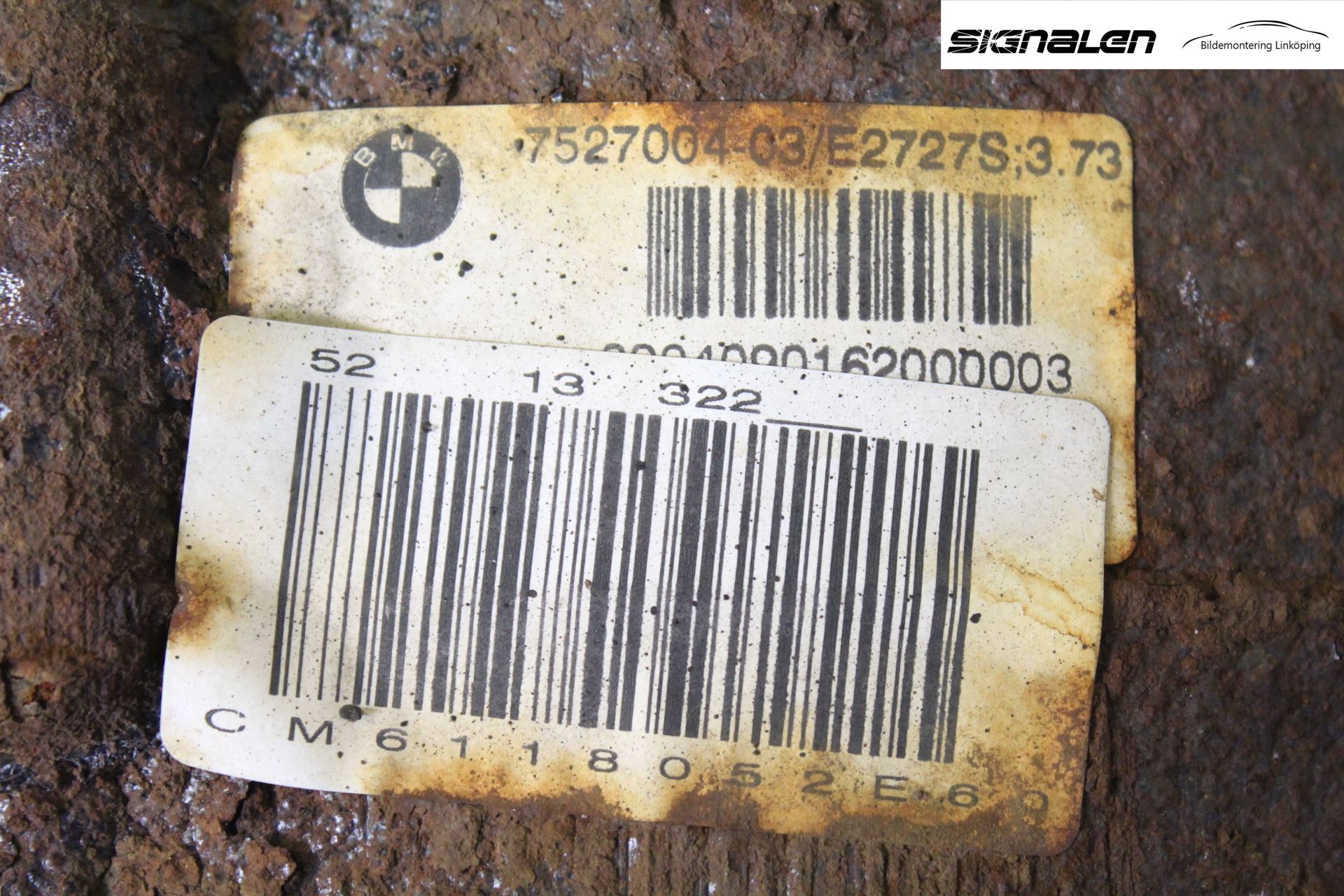 BMW 5 E60/61 Sed/Tou 02-10 Bakaksel Kardang Bak -Diff