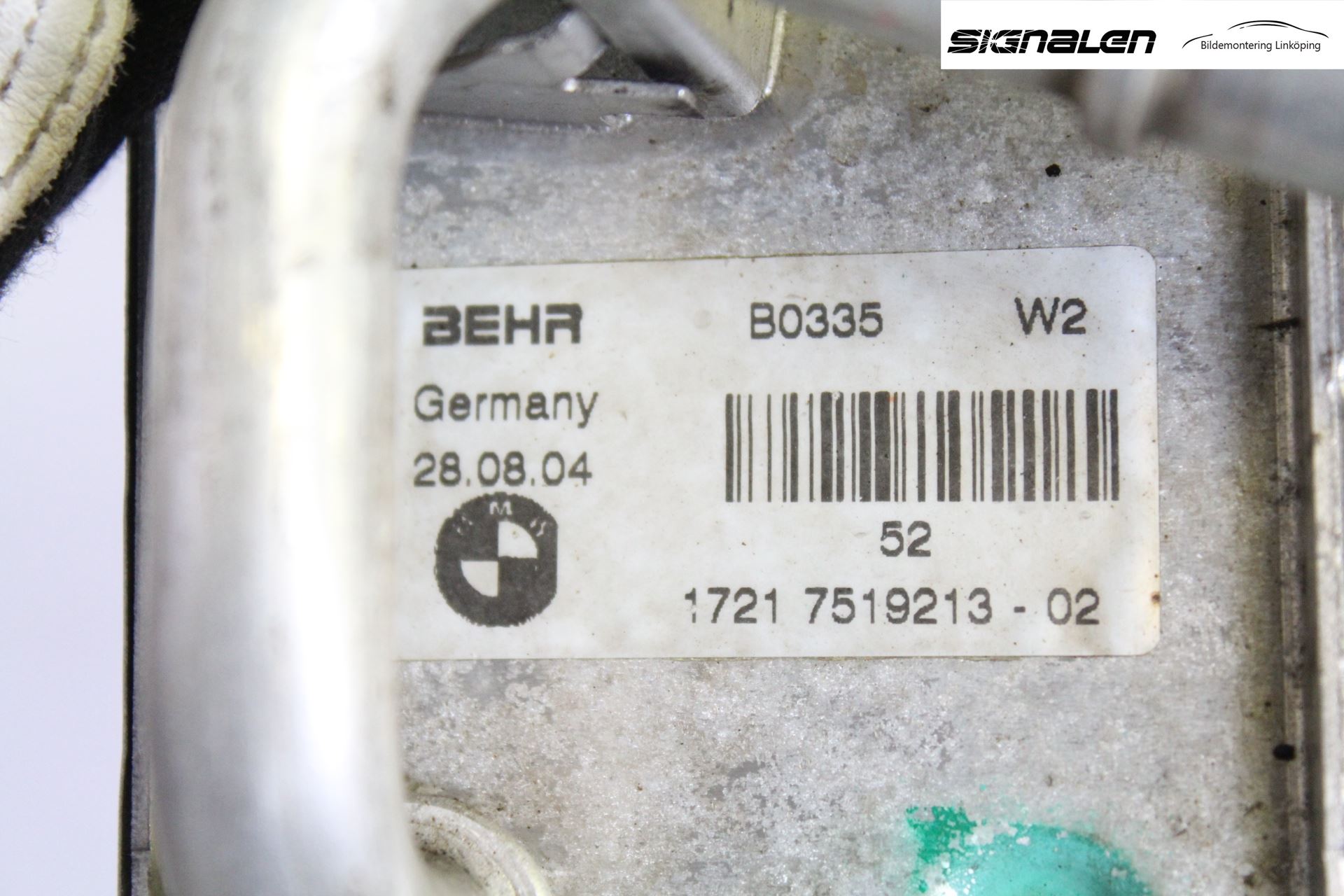 BMW 5 E60/61 Sed/Tou 02-10 Radiator Oljekjøler Automatgea