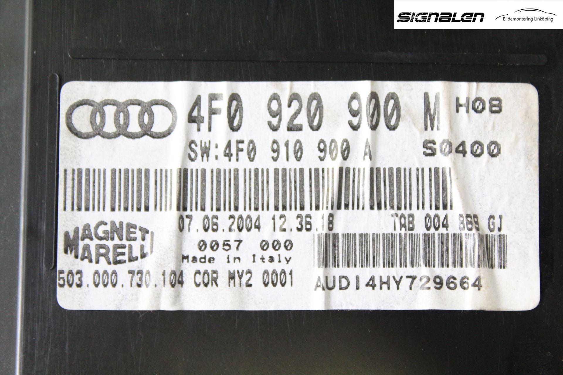 Audi A6/S6     05-11 Instr Kombinert