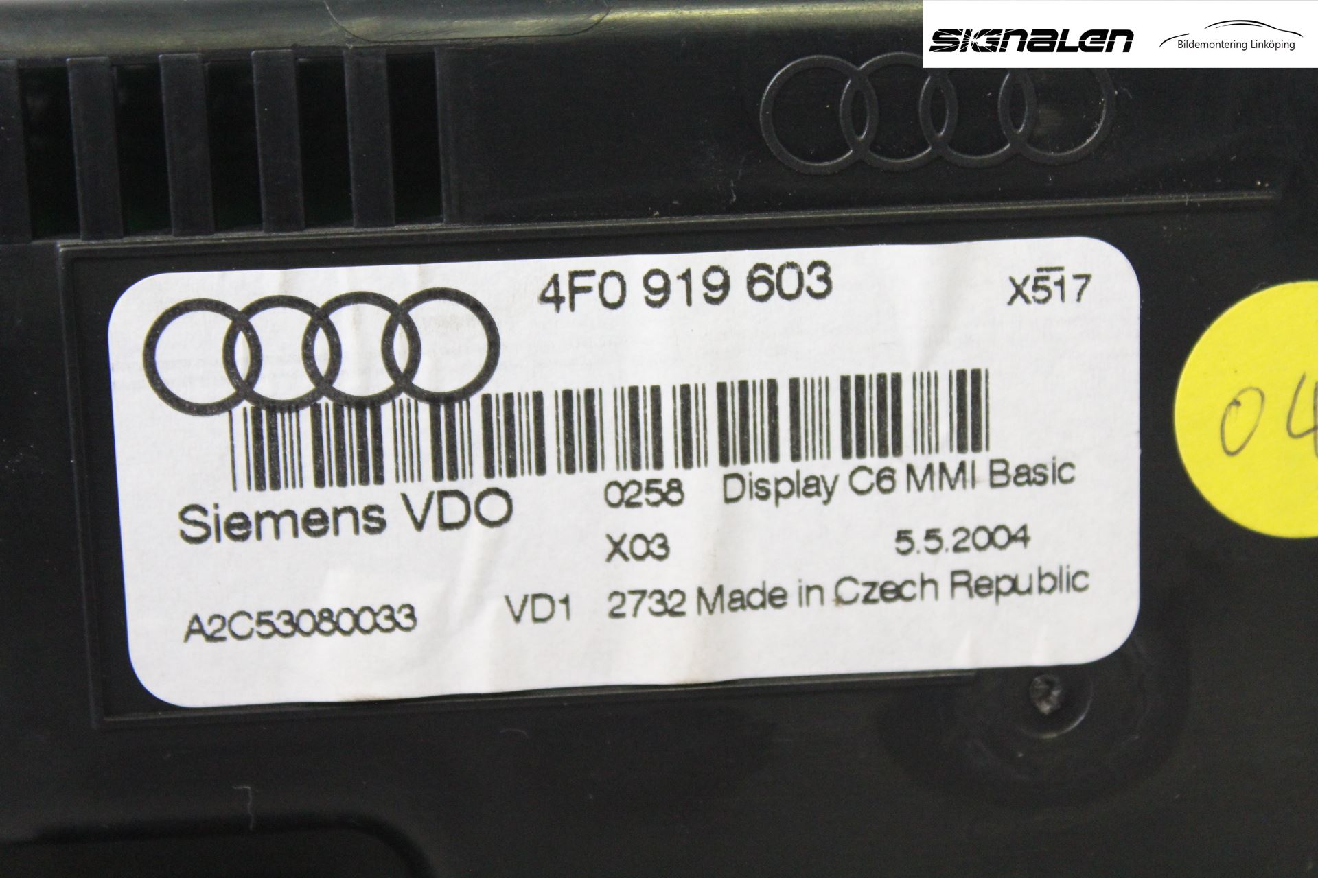 Audi A6/S6     05-11 Kjørecomputer