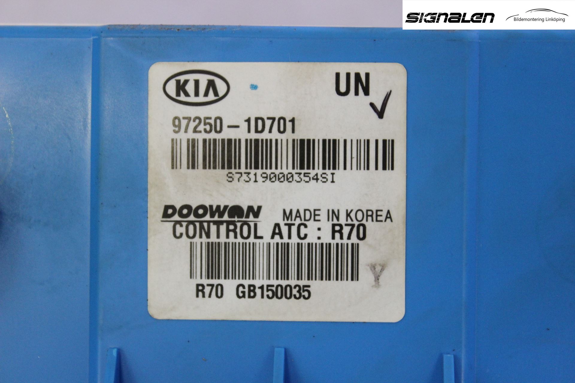 Kia CARENS II 07-12 Varme Ac Betjening-Display