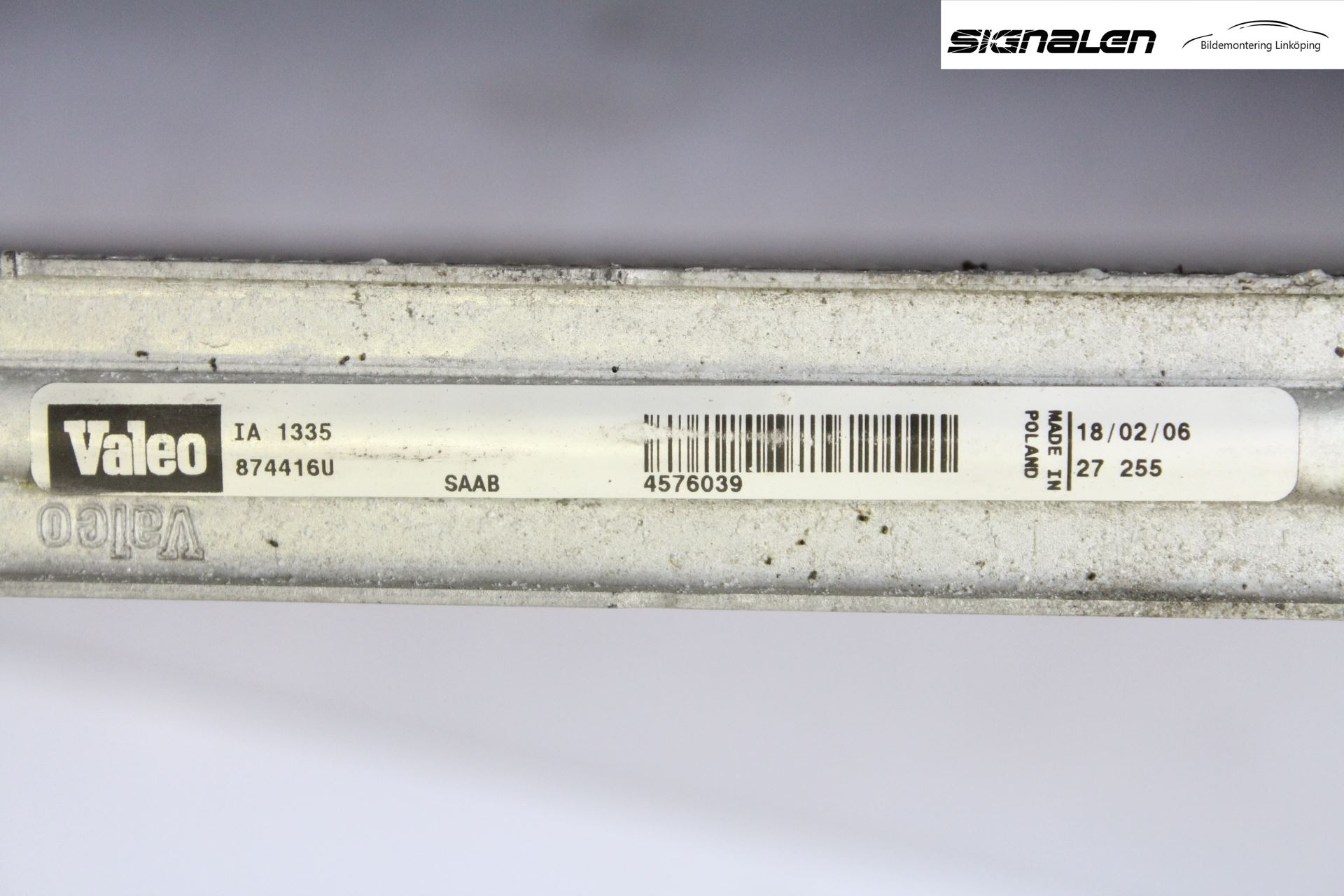 Saab 9-5     06-10 Intercooler Radiator