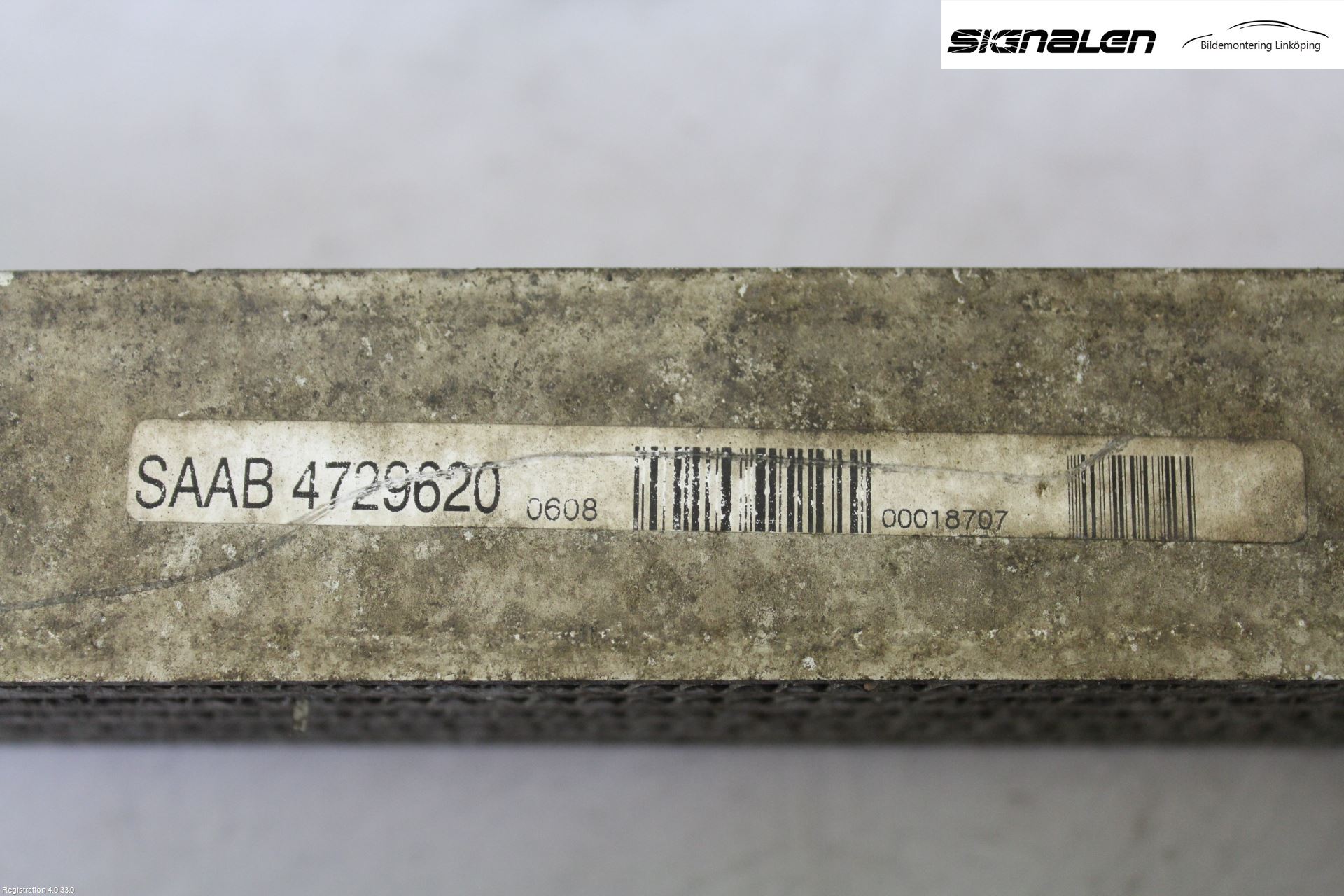 Saab 9-5     06-10 Radiator Oljekjøler Motor