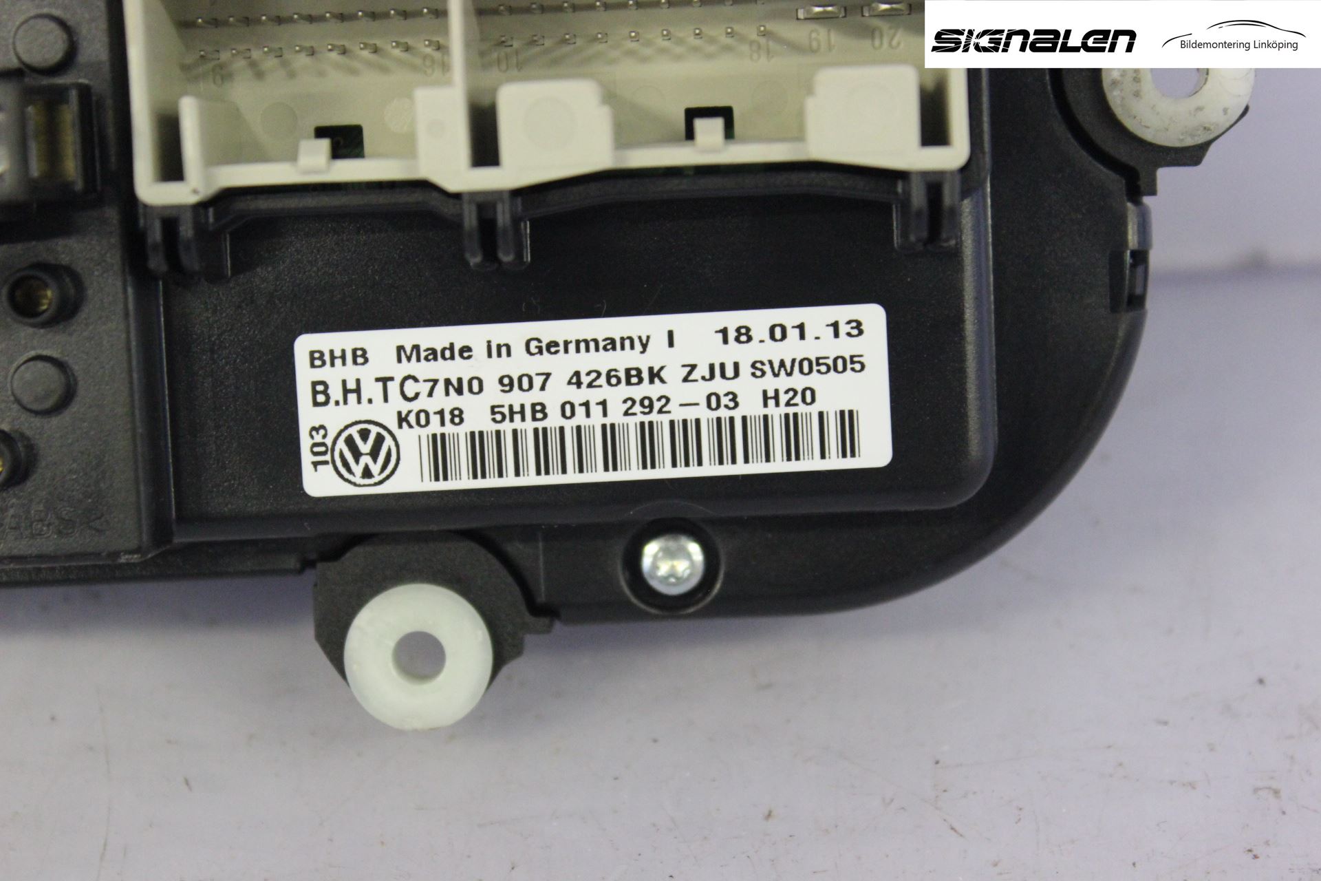 Volkswagen VW CADDY 11-15 Varme Ac Betjening-Display