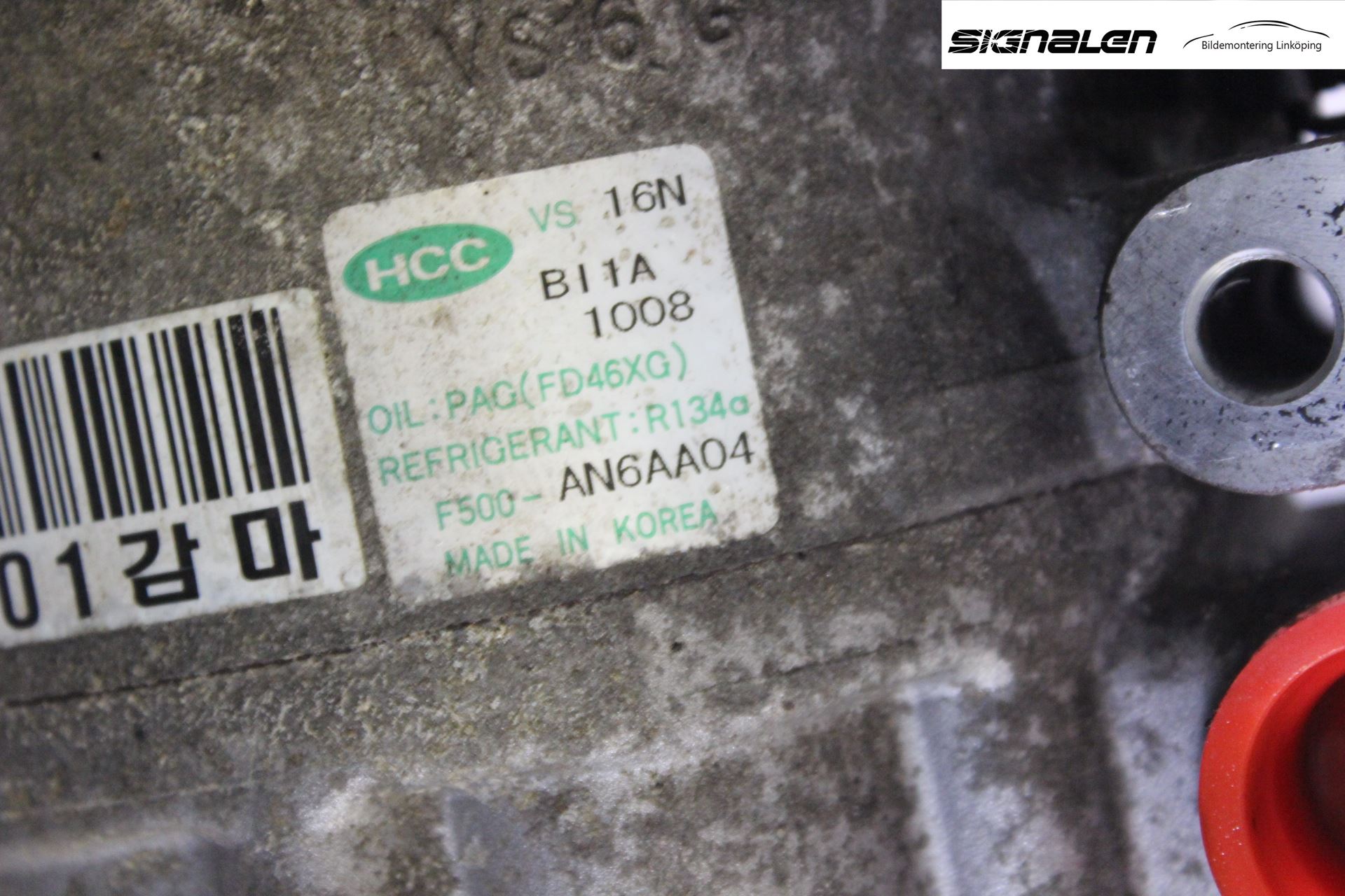 Kia CEED 06-12 Varme Ac Kompressor