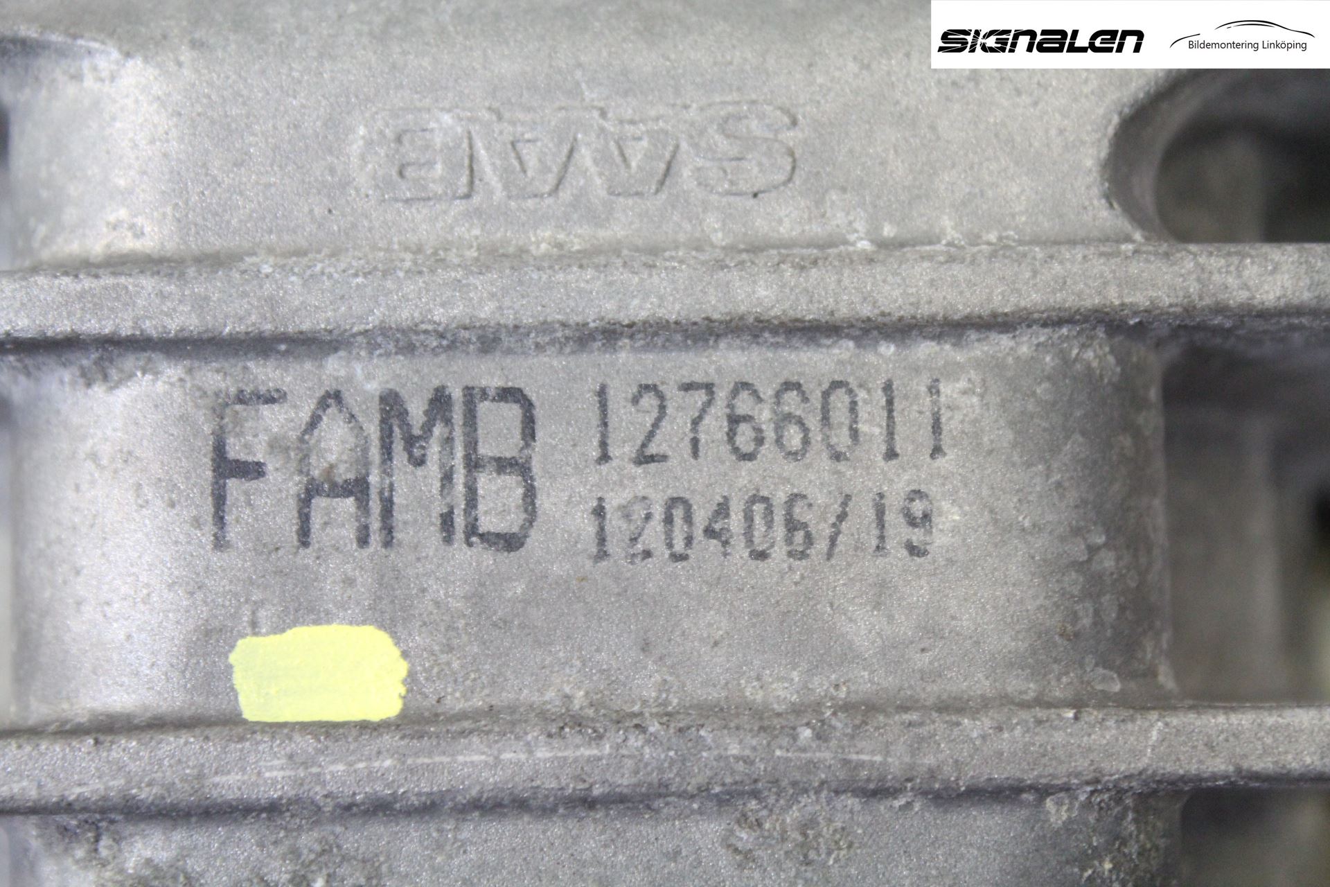 Saab 9-3 VER 2 Motor Feste Stål-Alu