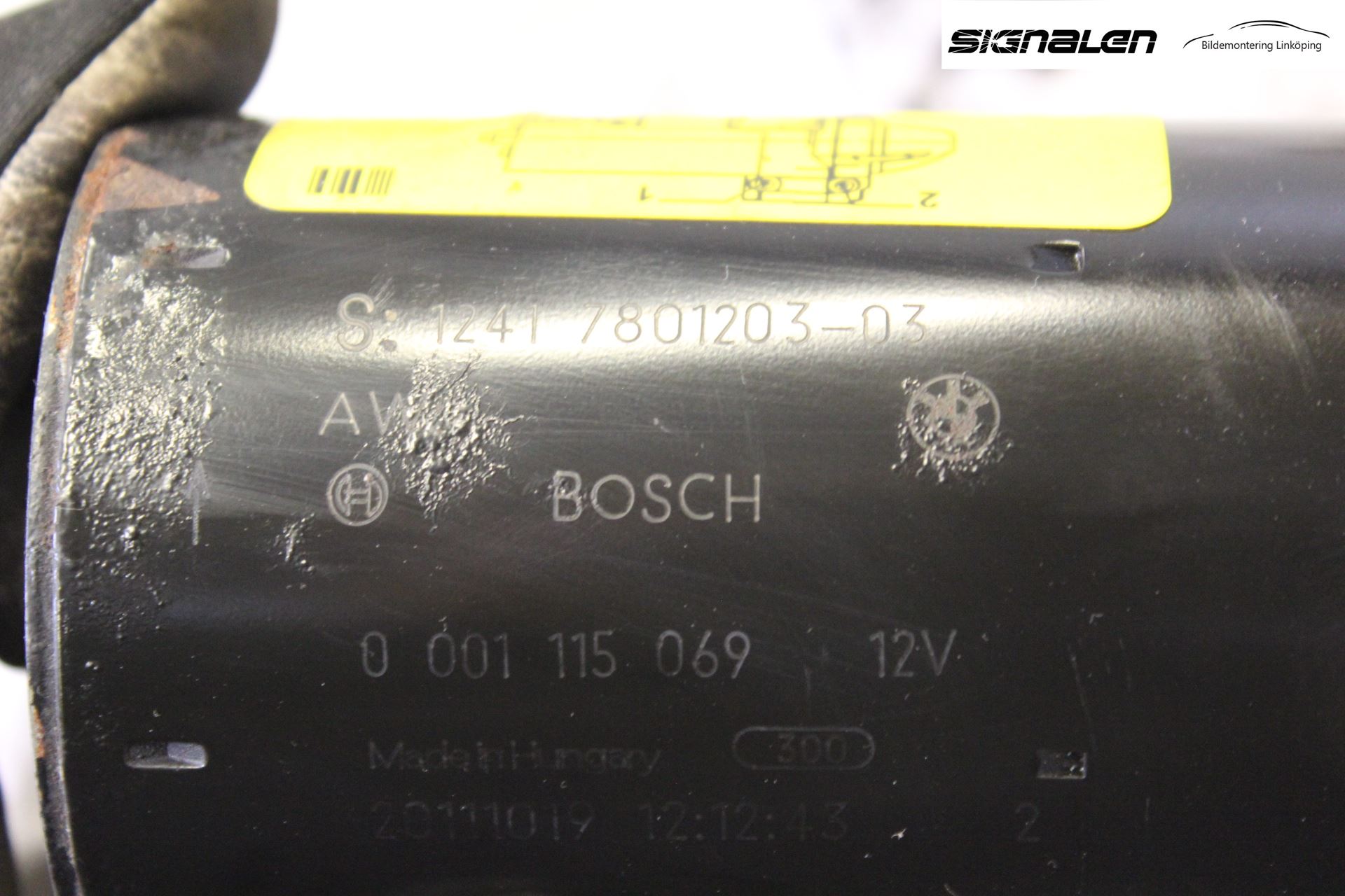 BMW 3 E90/91 SED/TOU 05-12 Startmotor Diesel