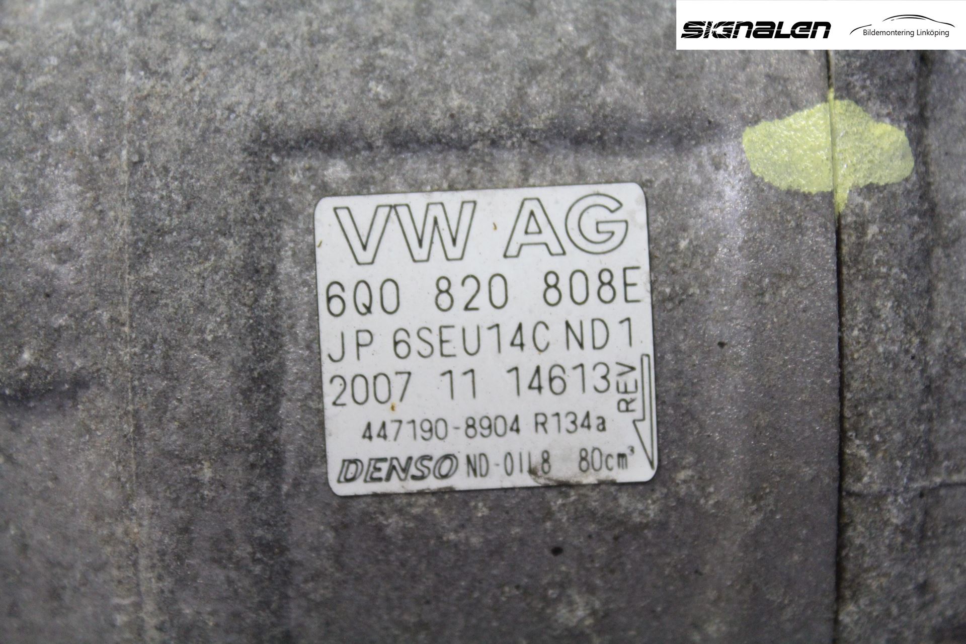 Volkswagen VW POLO 05-09 Varme Ac Kompressor