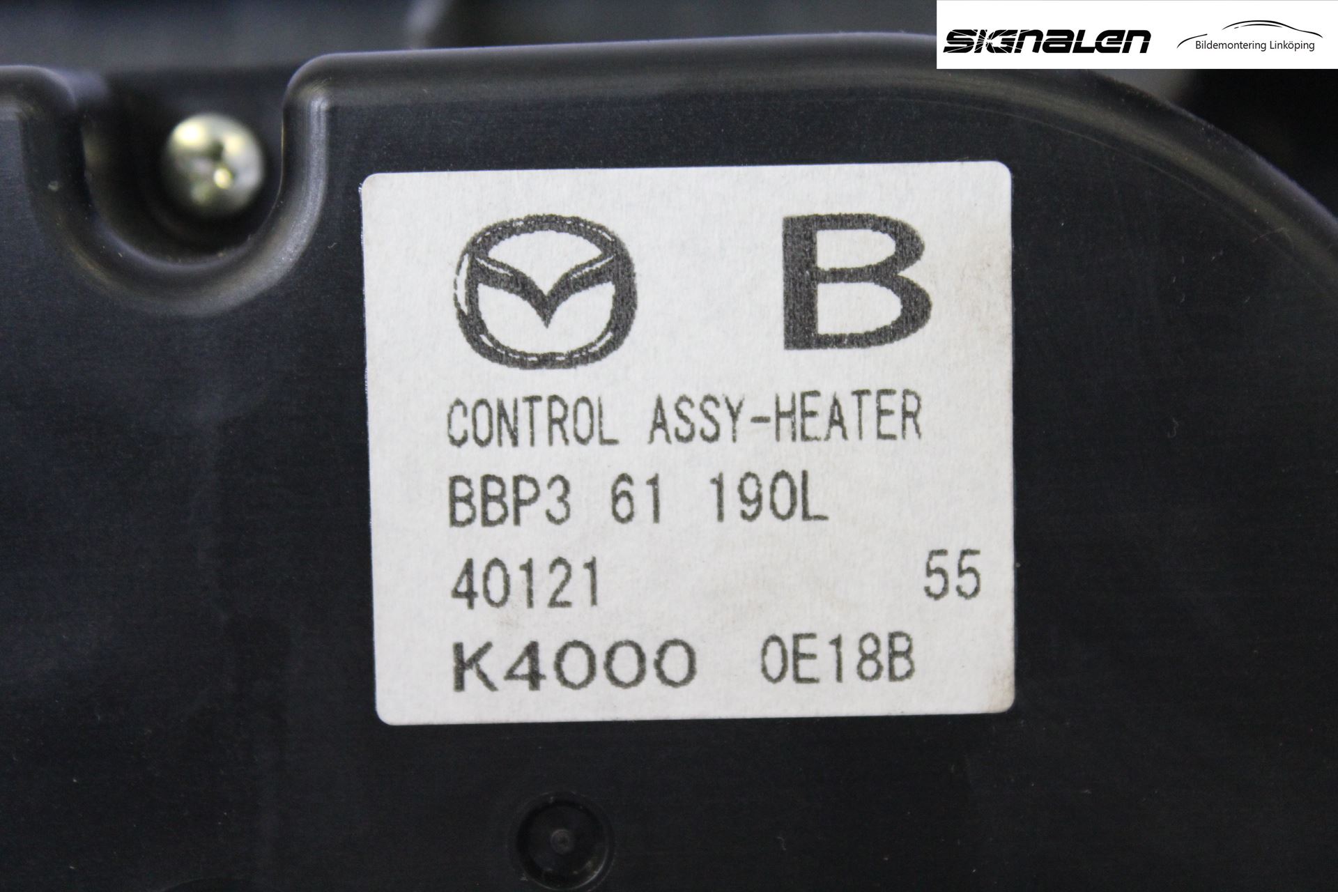 Mazda 3 II 09-13 Varme Ac Betjening-Display