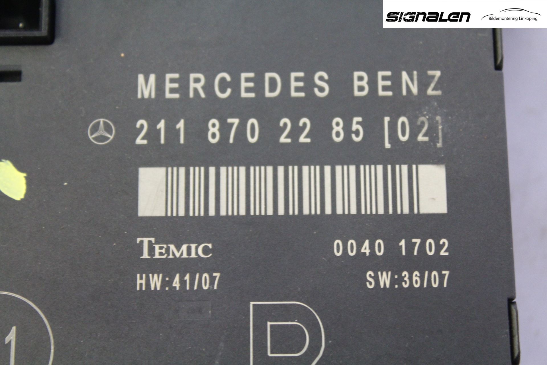 Mercedes-Benz MB E-KLASS (W211) 02-09 Styreenhet Dør