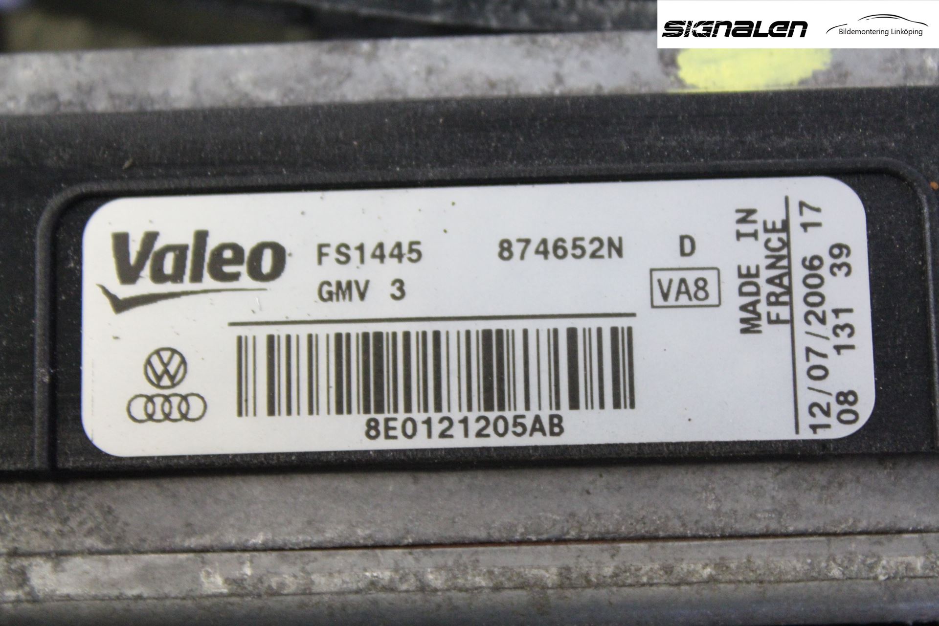 Audi A4/S4 05-07 Kjølevifte Elektrisk