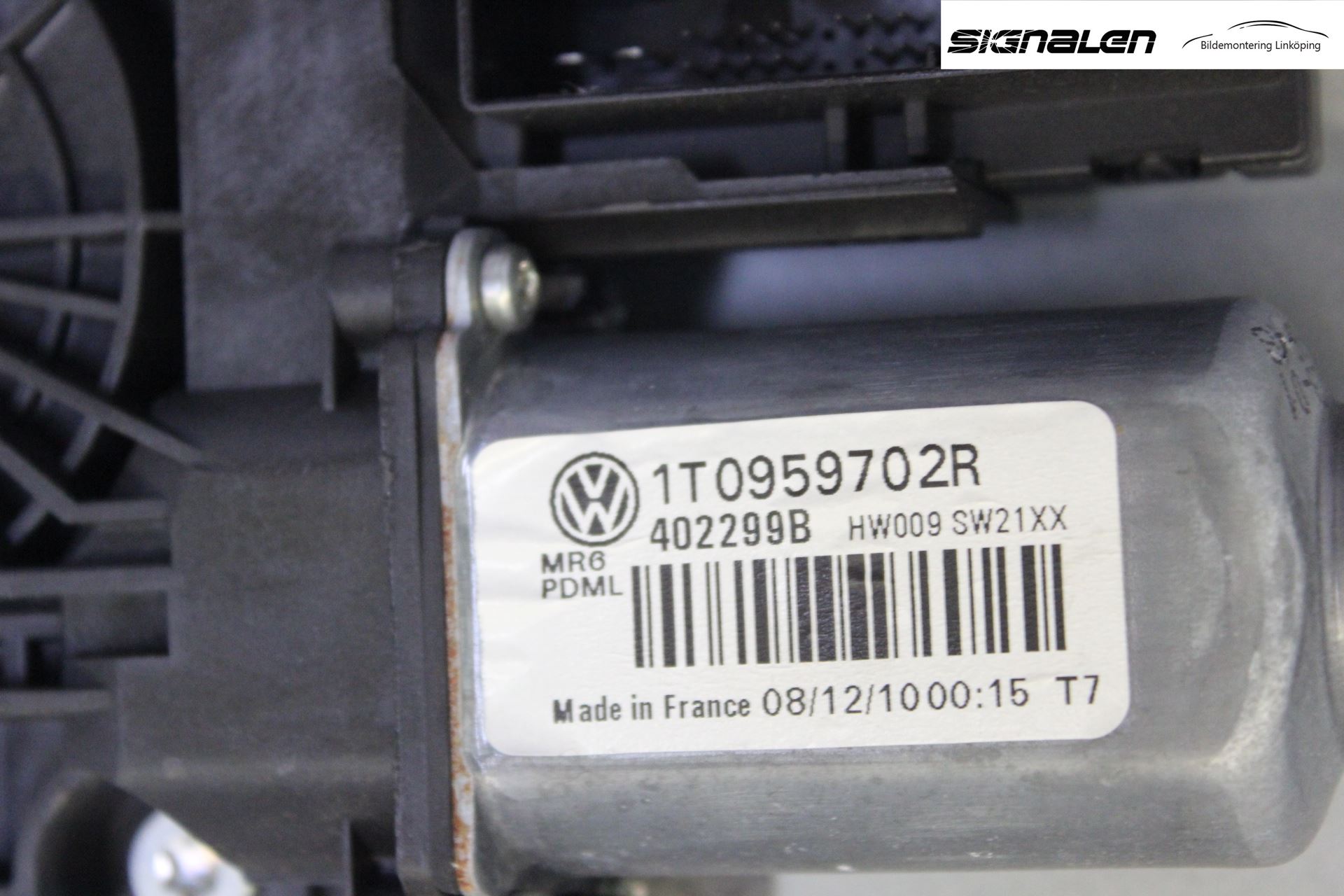 Volkswagen VW TOURAN 10-15 Vindusheis El Komp