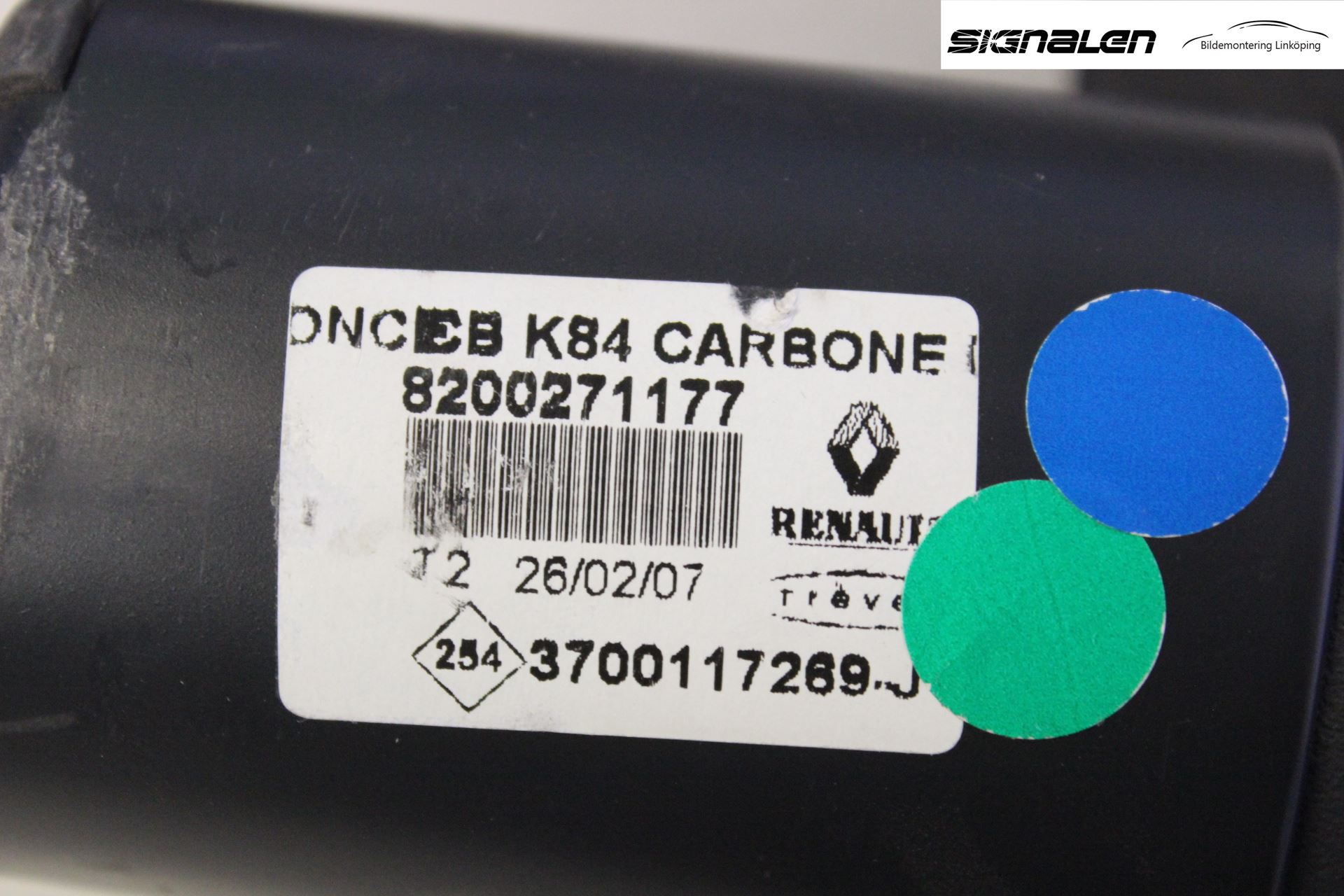 Renault MÉGANE II  06-08 Innr Innsyn Beskytelse Stv
