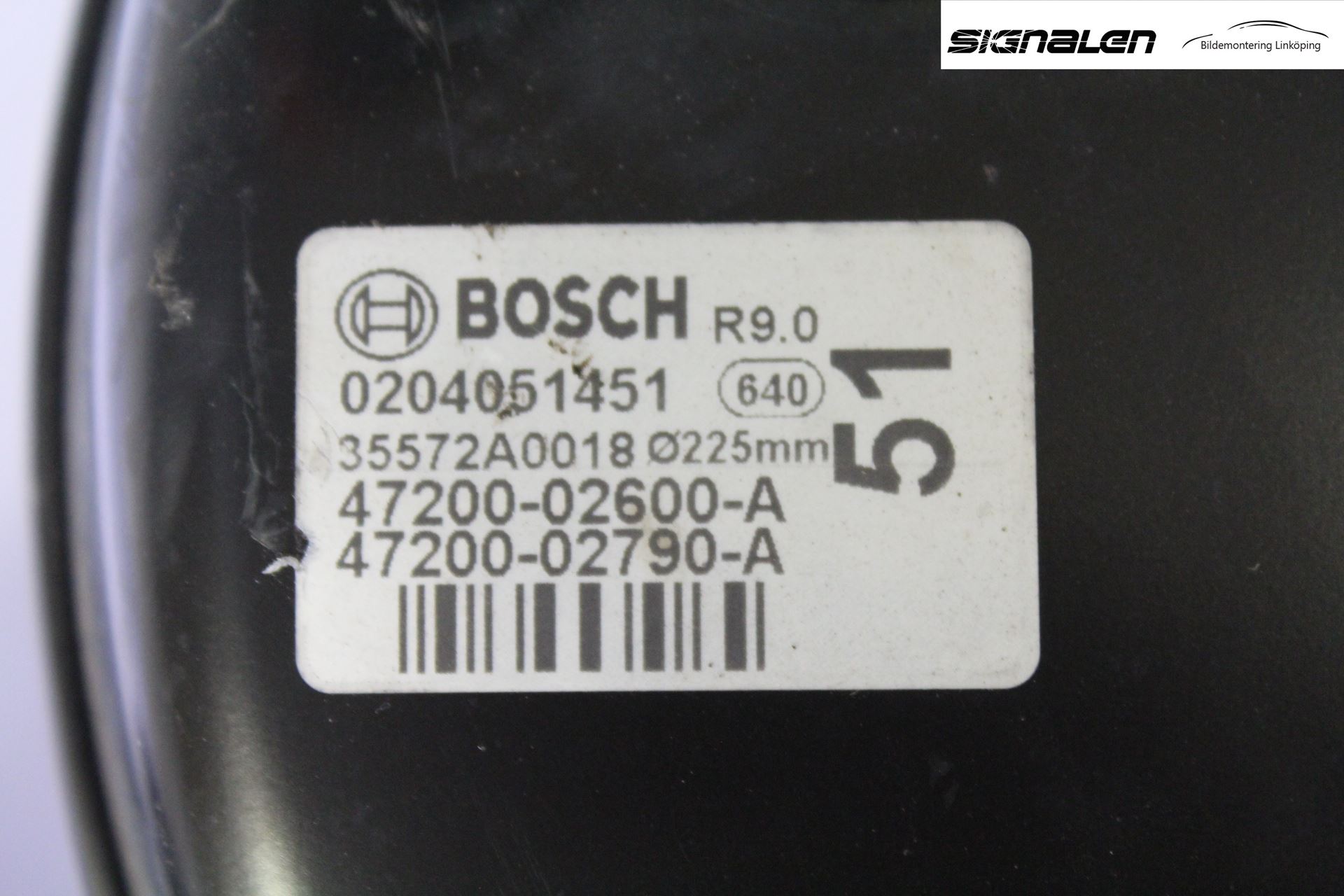 Toyota AURIS 07-09 Bremseservo