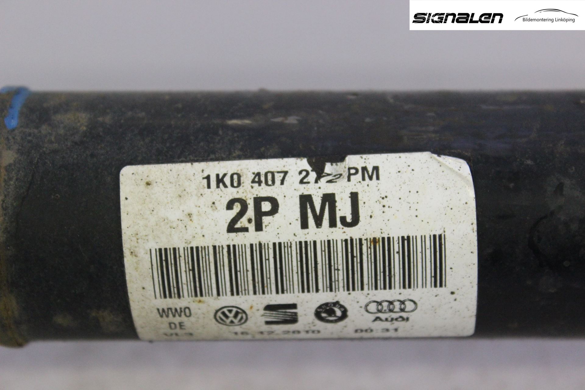 Volkswagen VW TOURAN 10-15 Drivaksel Foran Kompl Høyre