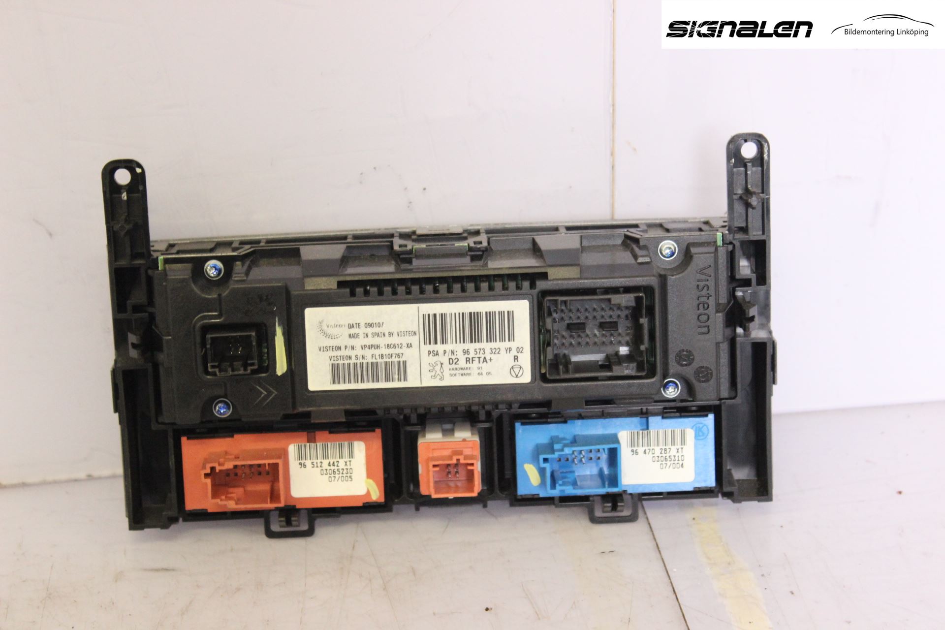 Peugeot 407 Varme Ac Betjening-Display