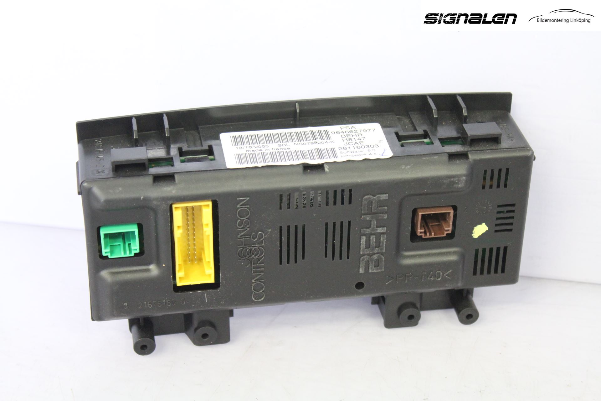 Peugeot 307     05-08 Varme Ac Betjening-Display