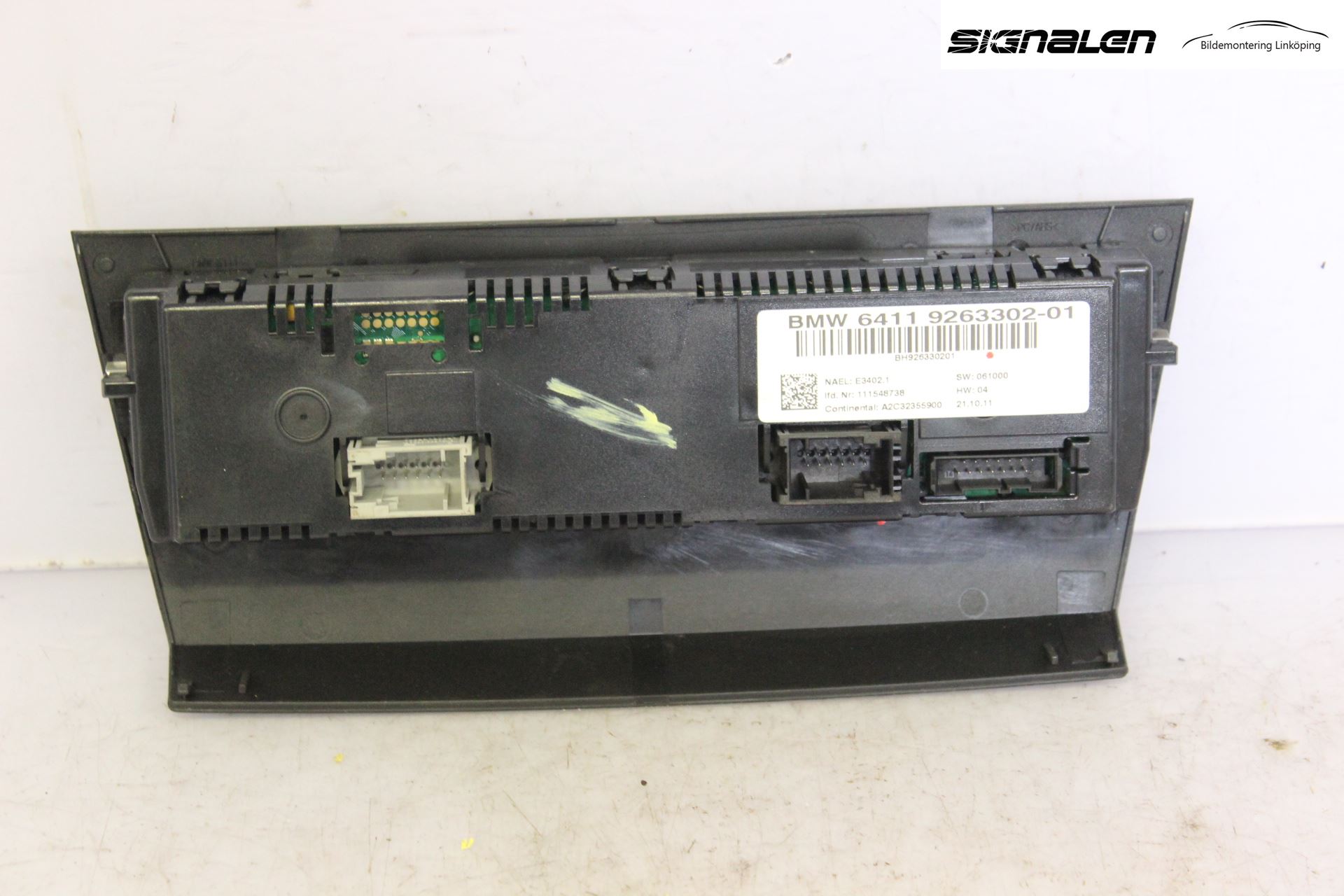 BMW 3 E90/91 SED/TOU 05-12 Varme Ac Betjening-Display