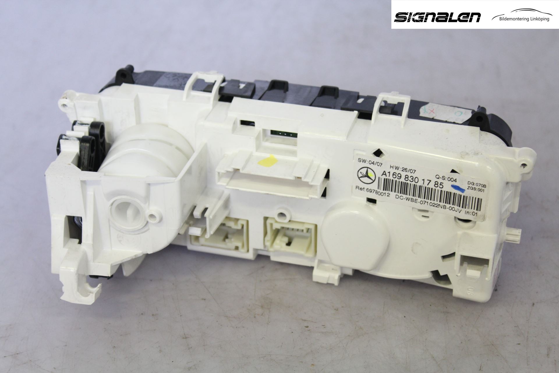 Mercedes-Benz MB B-KLASS (W245) 05-12 Varme Ac Betjening-Display
