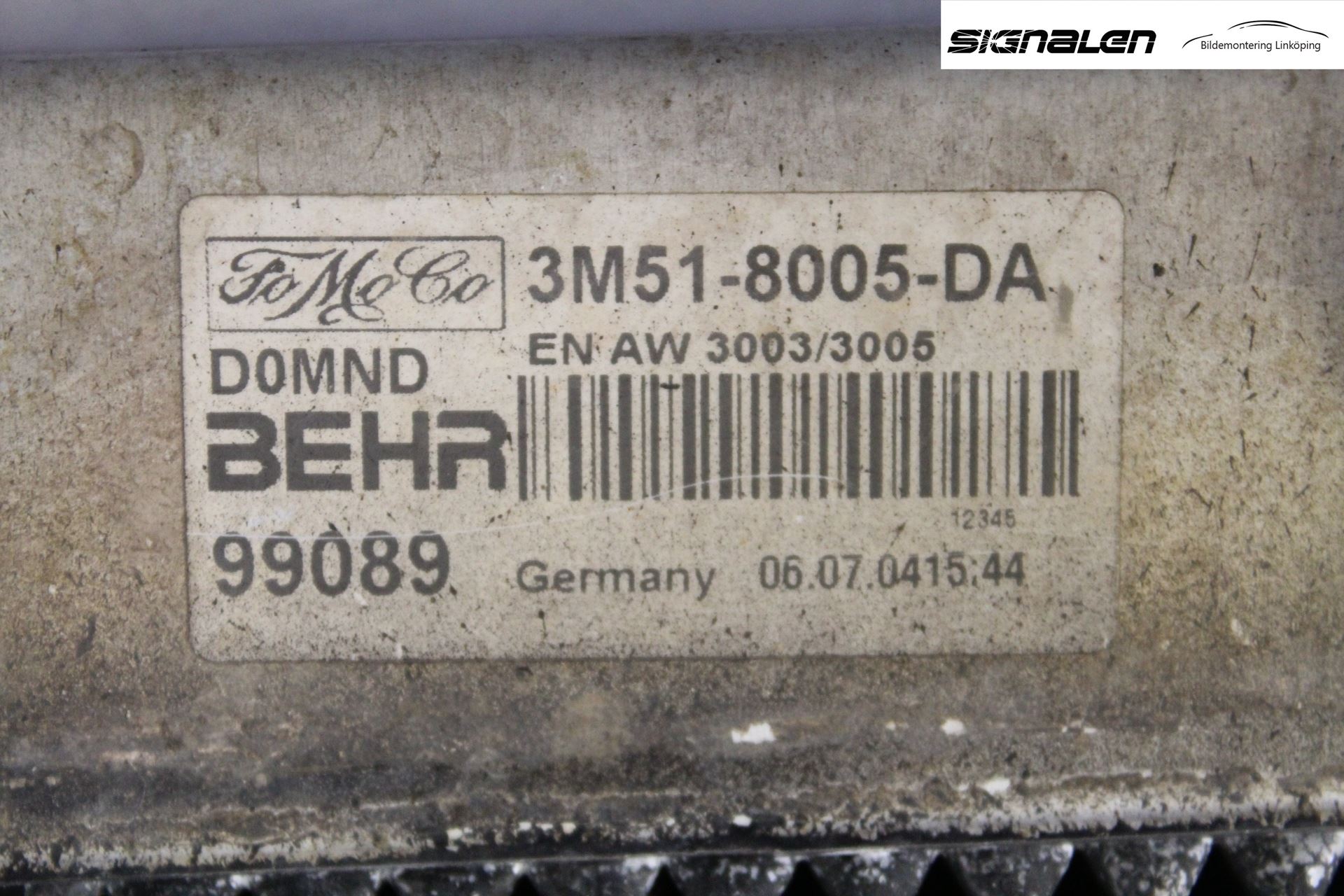 Volvo V50 04-07 Radiator Manuell