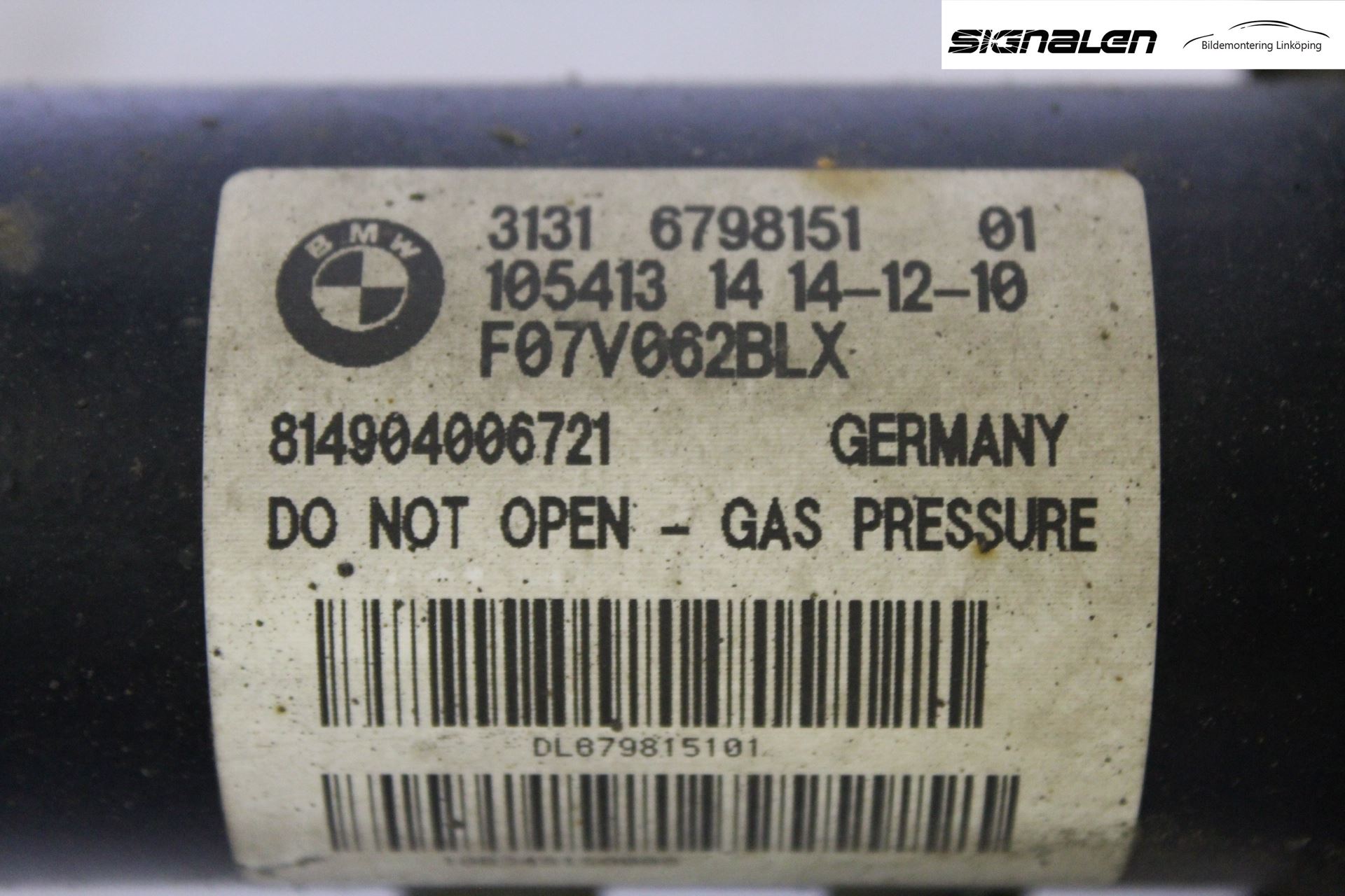 BMW 5 F10/F11/F18 09-17 Fjærbein Foran Venstre