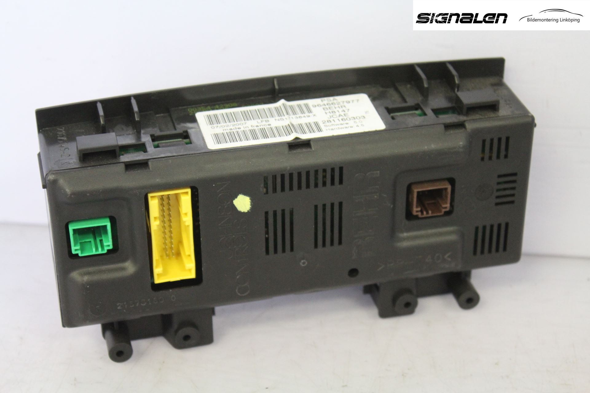 Peugeot 307     05-08 Varme Ac Betjening-Display