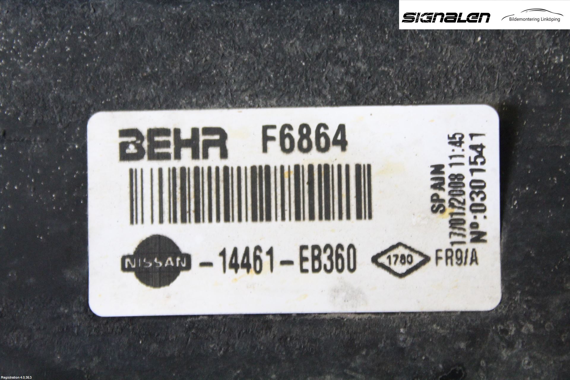 Nissan NAVARA 05-16 Intercooler Radiator